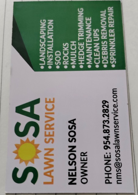Sosa Lawn Service Logo