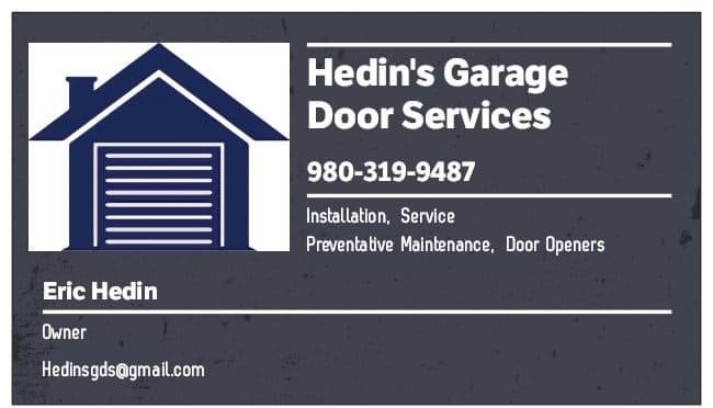 Hedins Garage Door Services Logo