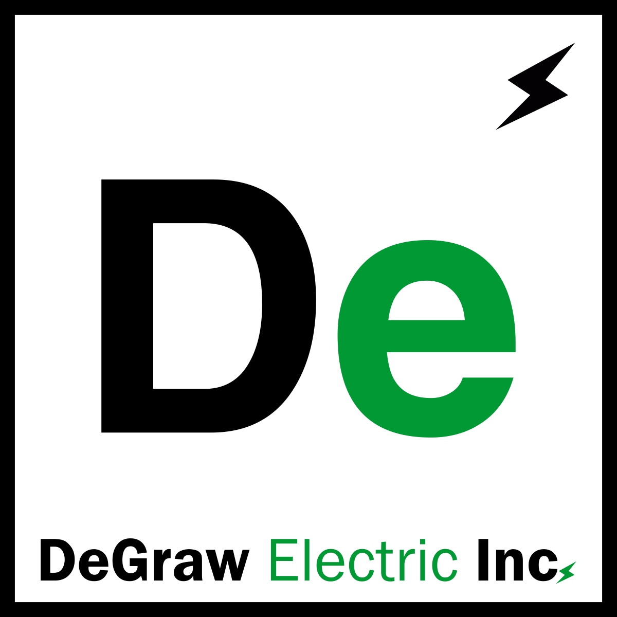 DeGraw Electric Inc. Logo