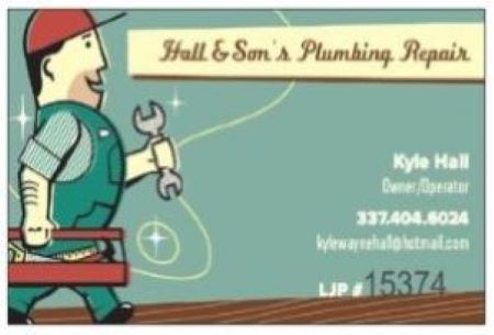Hall & Sons Plumbing Repair Logo