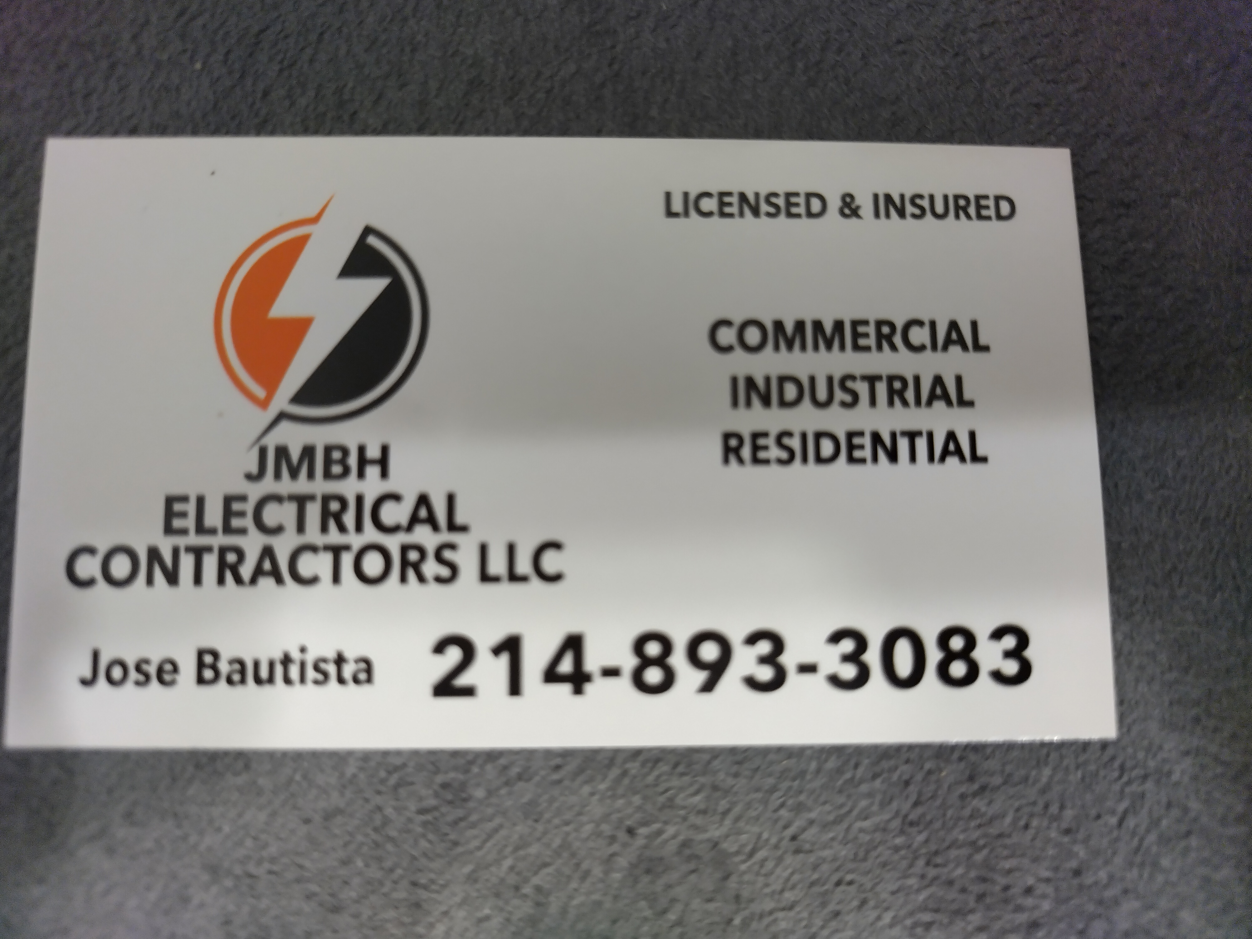 JMBH Electrical Contractors Logo