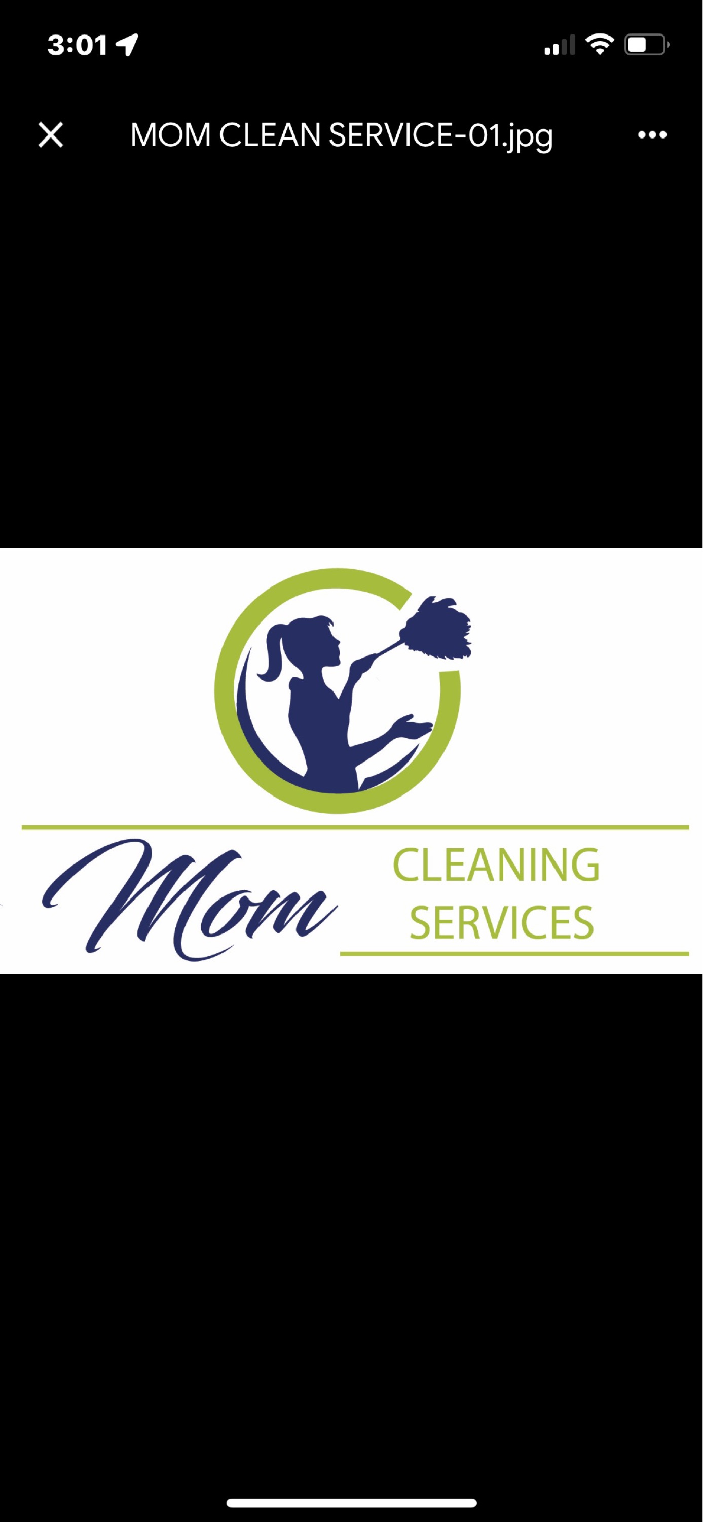 Mom Cleaning Services Logo