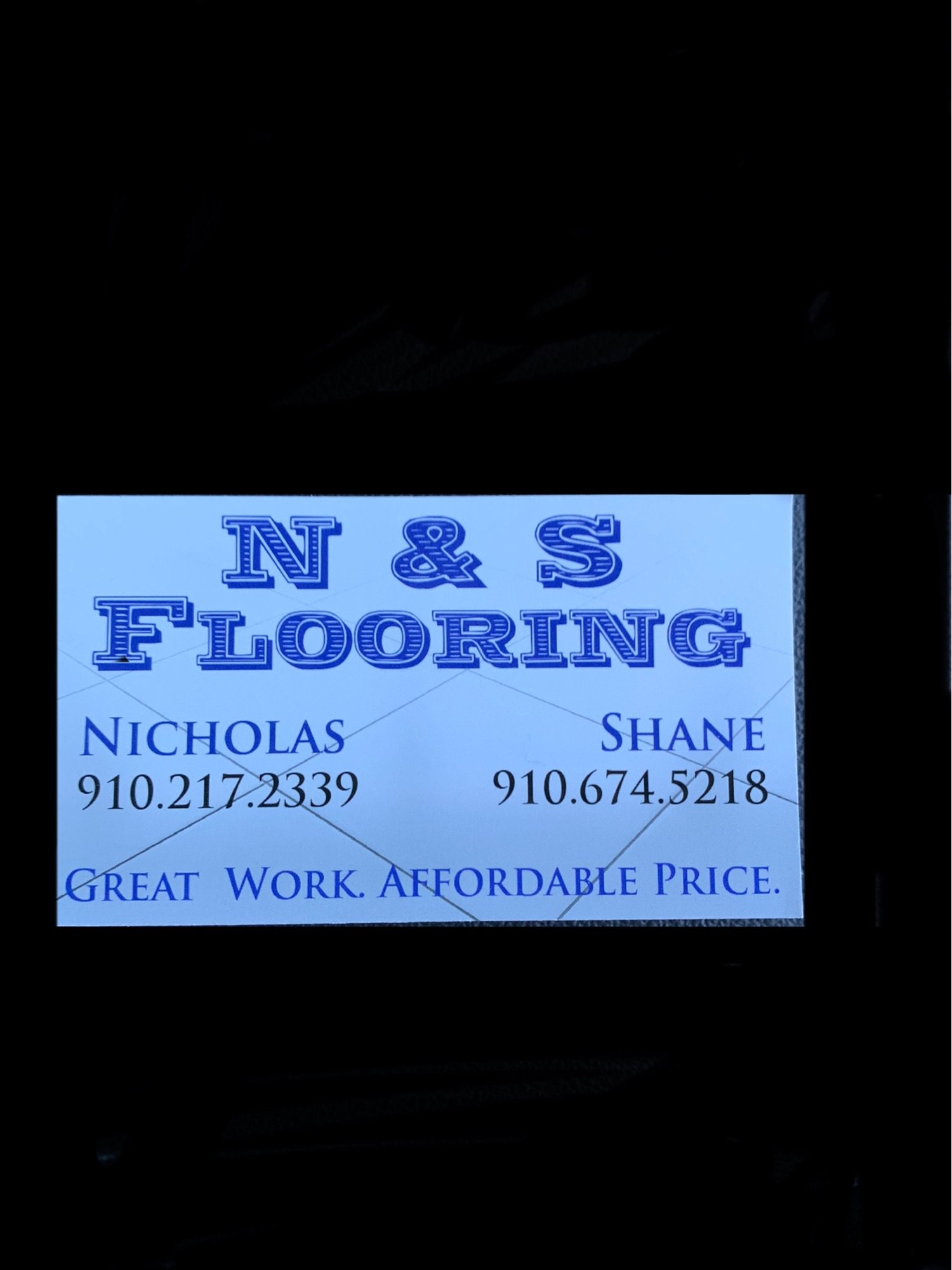 N and S Flooring Logo