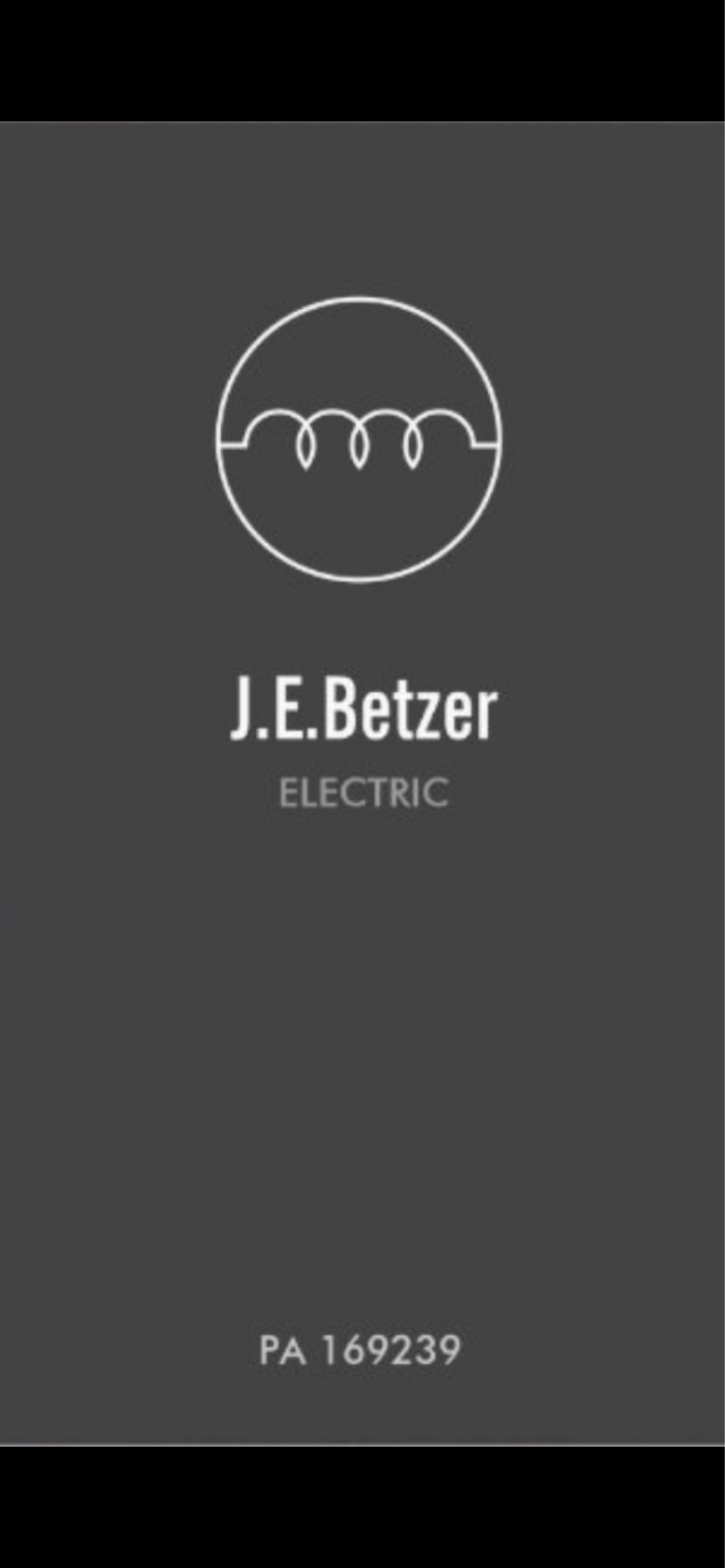 J. E. Betzer Electric Logo