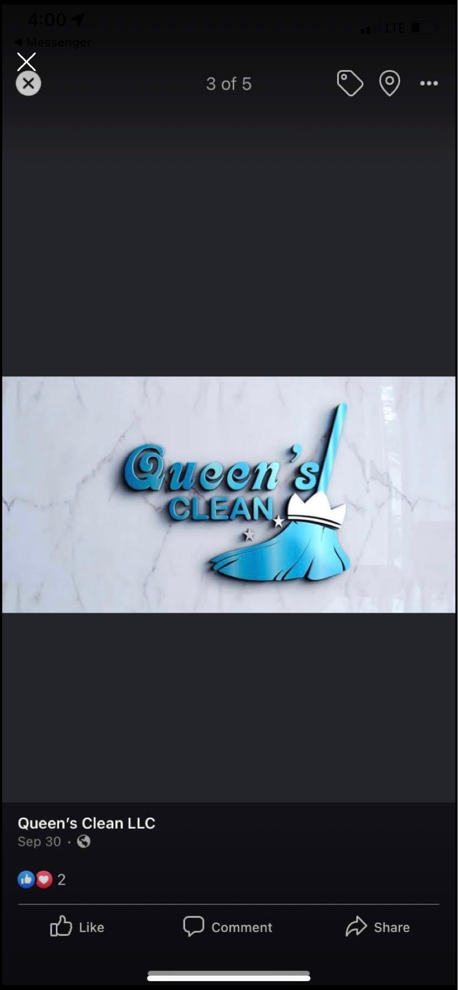 Queen's Clean, LLC Logo