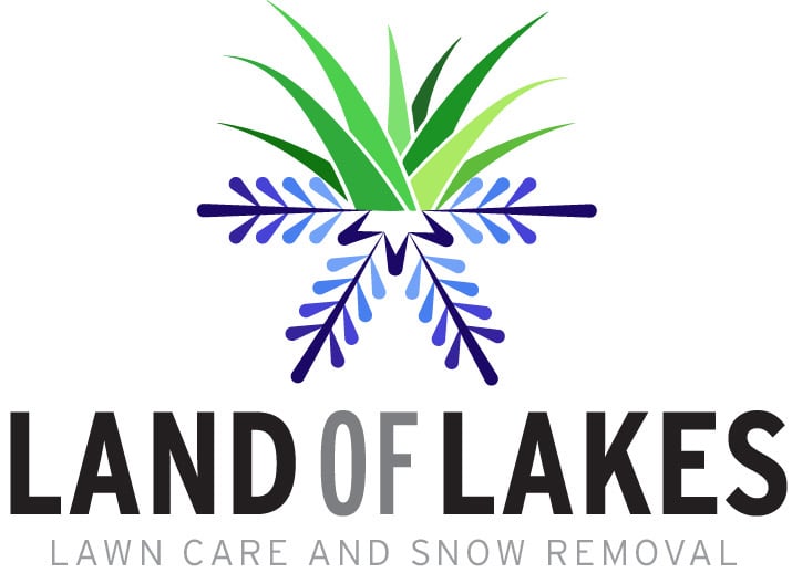 Land of Lakes Lawn and Snow Logo