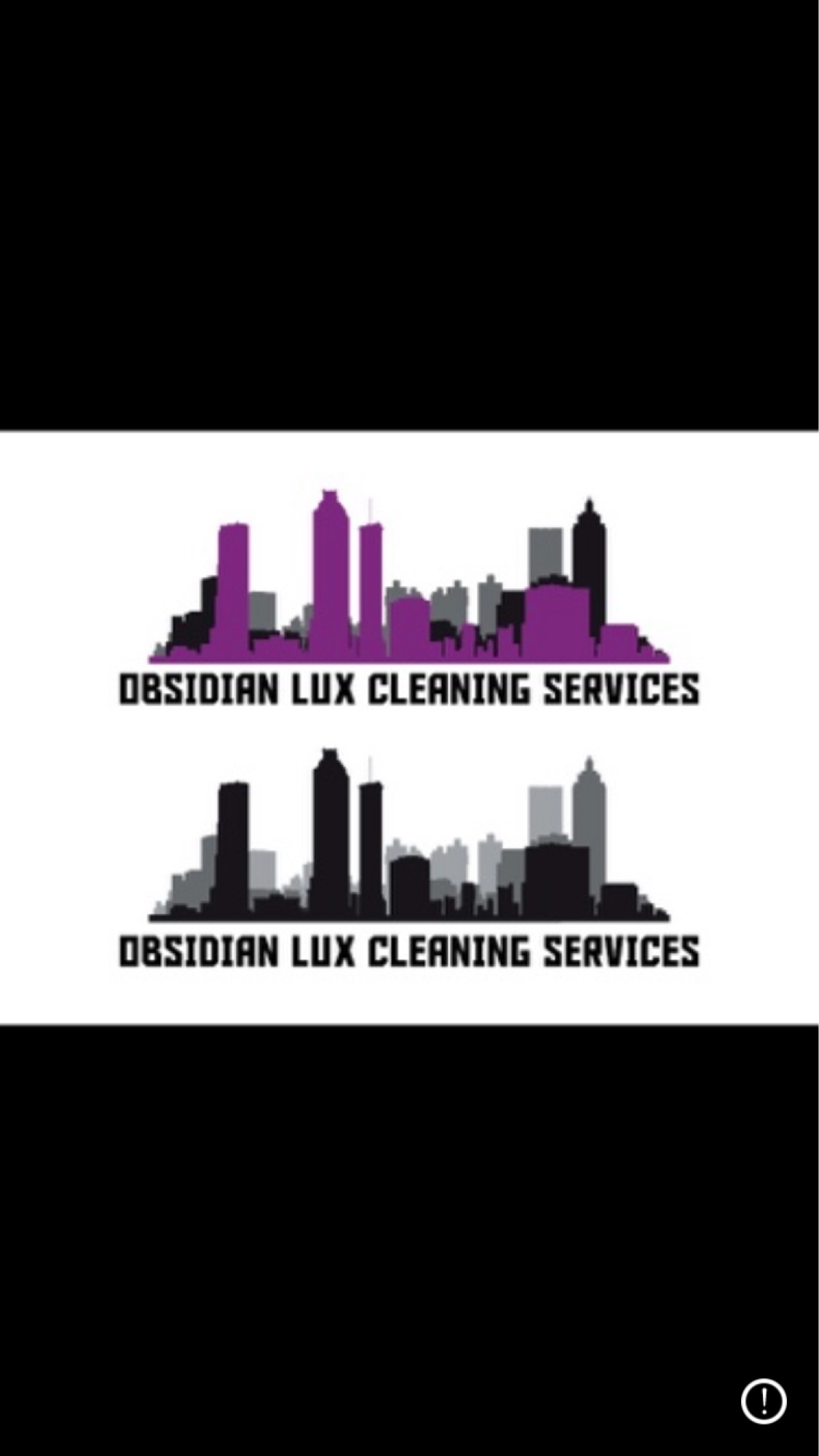 Obsidian Lux Cleaning Services Logo