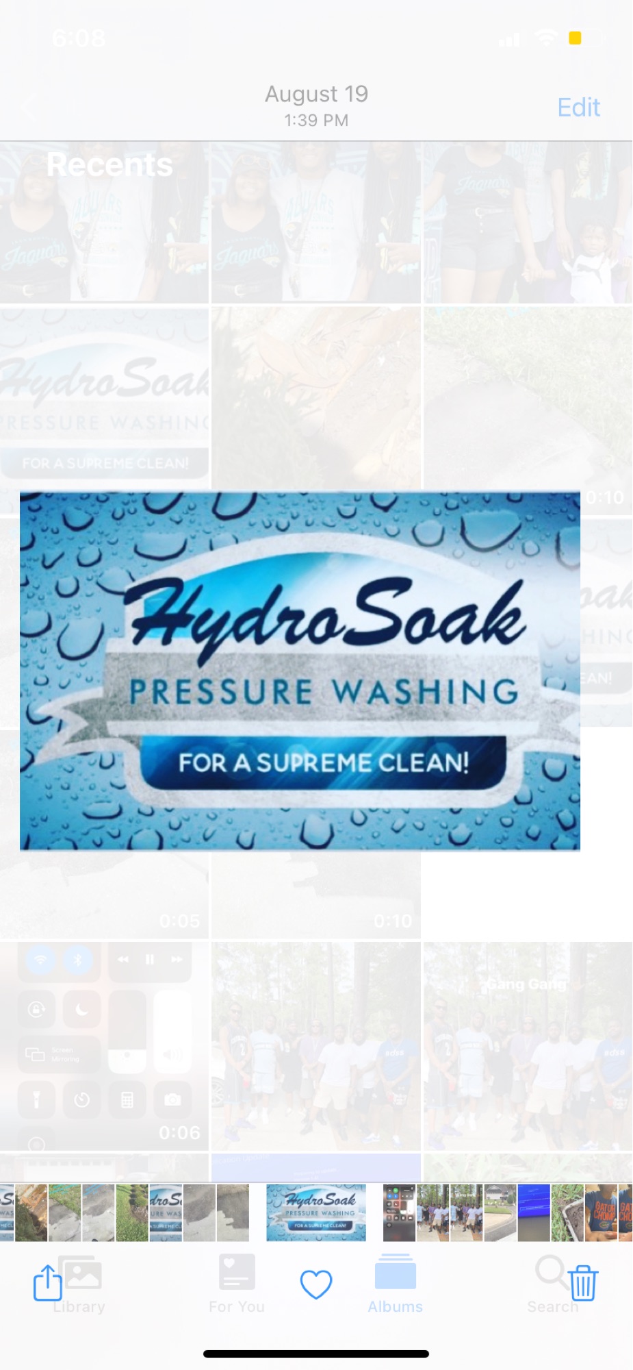 Hydrosoak Pressure Washing LLC Logo
