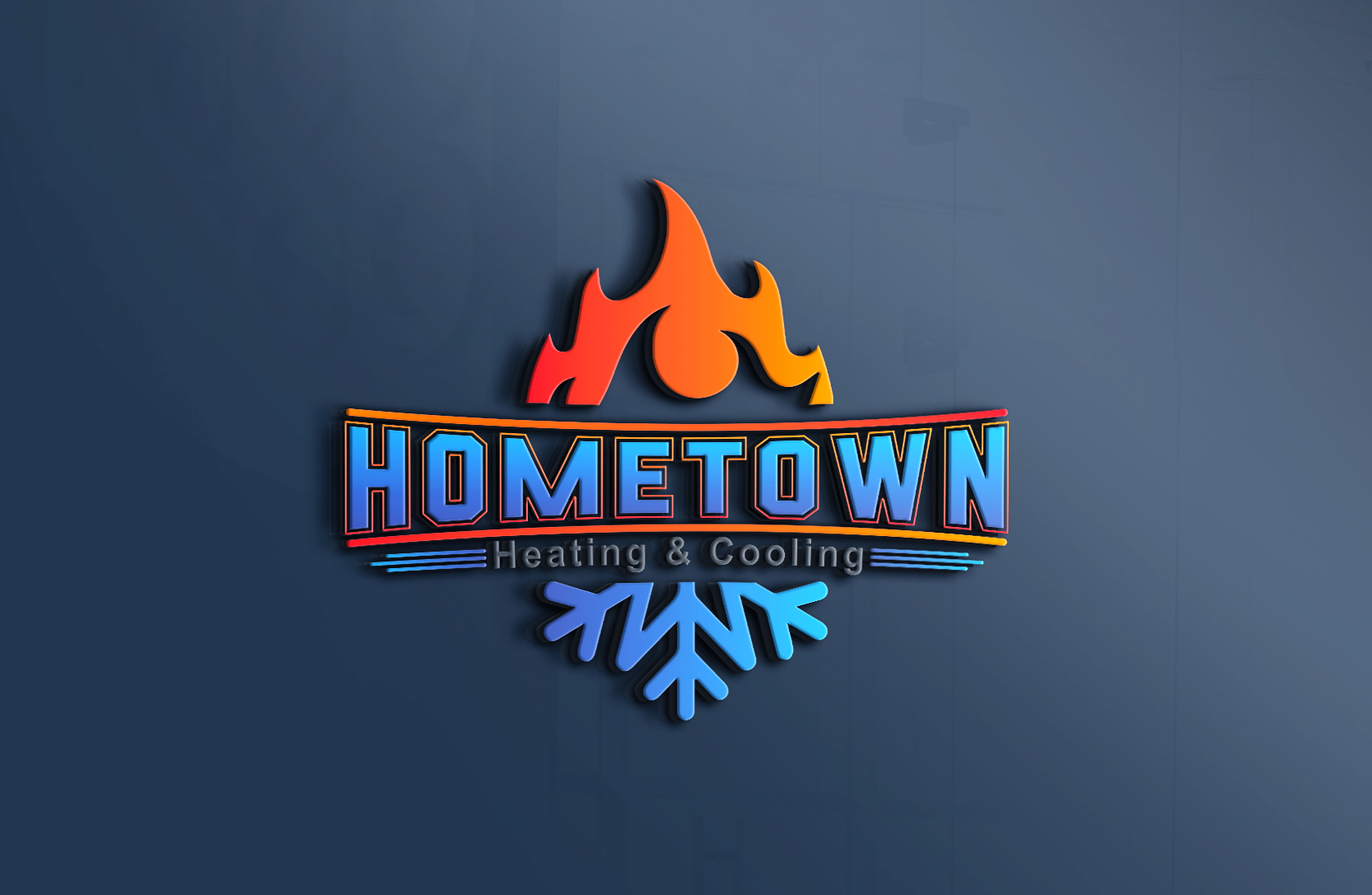 Hometown Heating & Cooling, LLC Logo