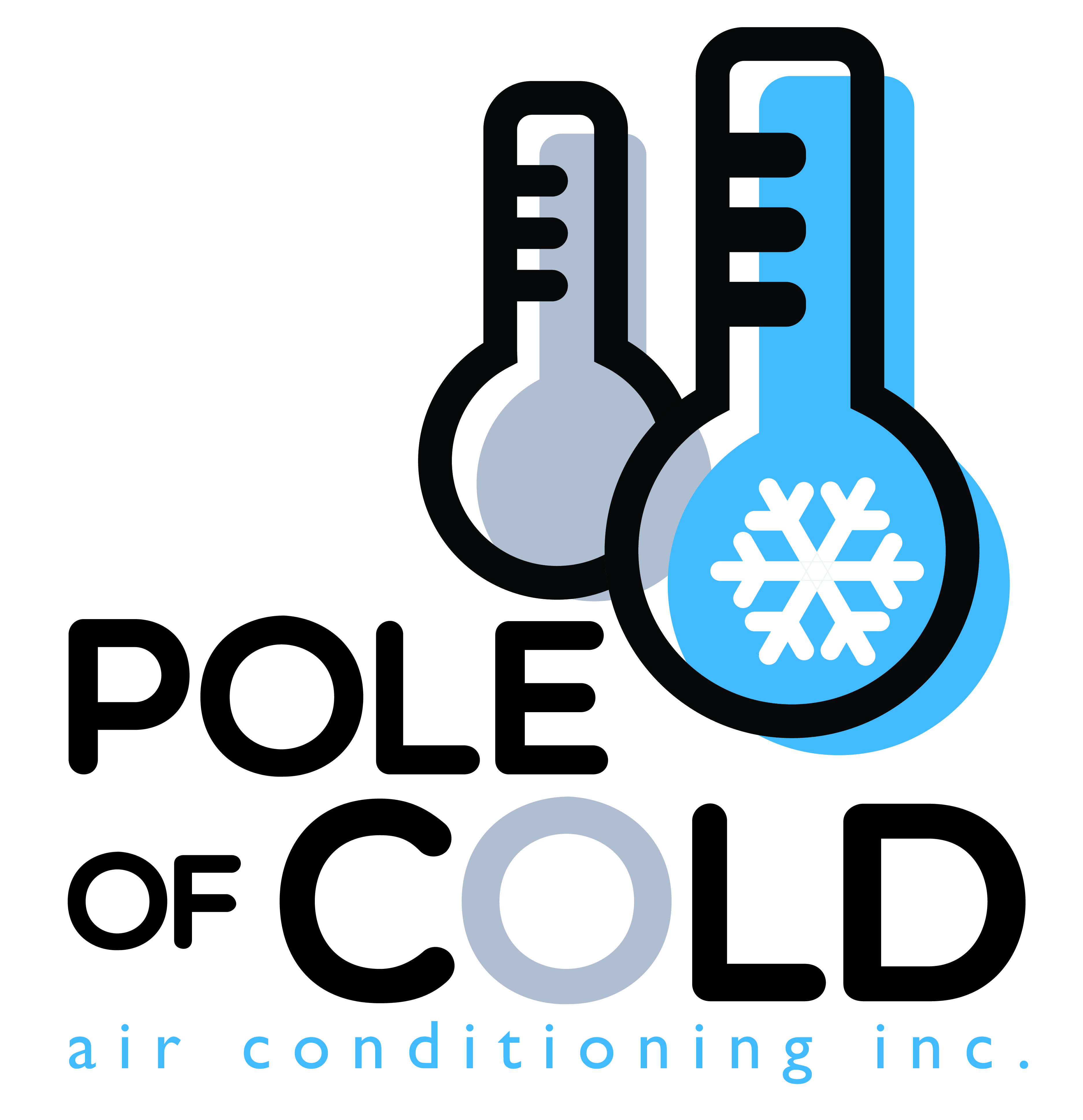 Pole of Cold Air Conditioning, Inc. Logo