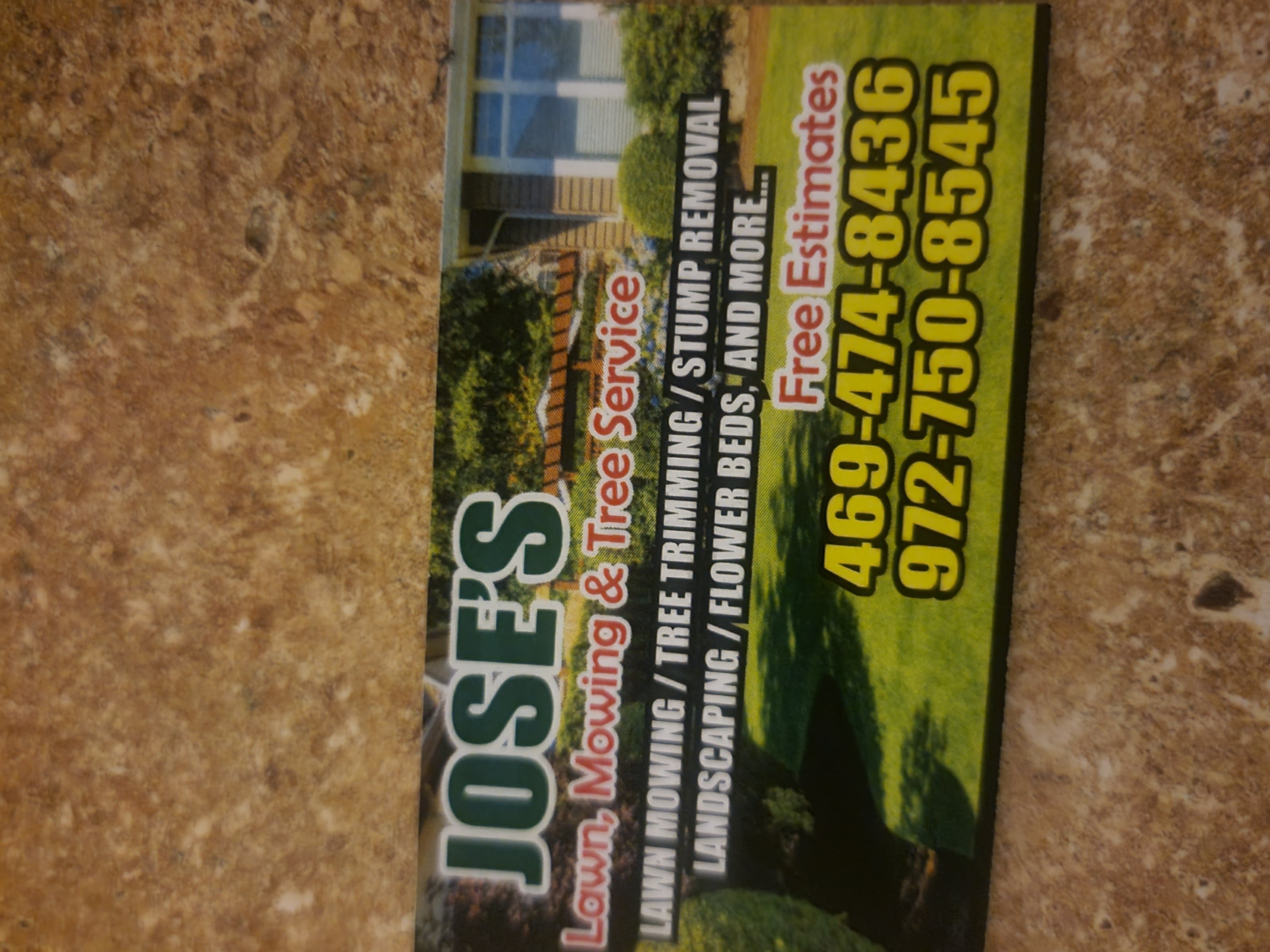 Jose's Lawn Mowing & Tree Services Logo