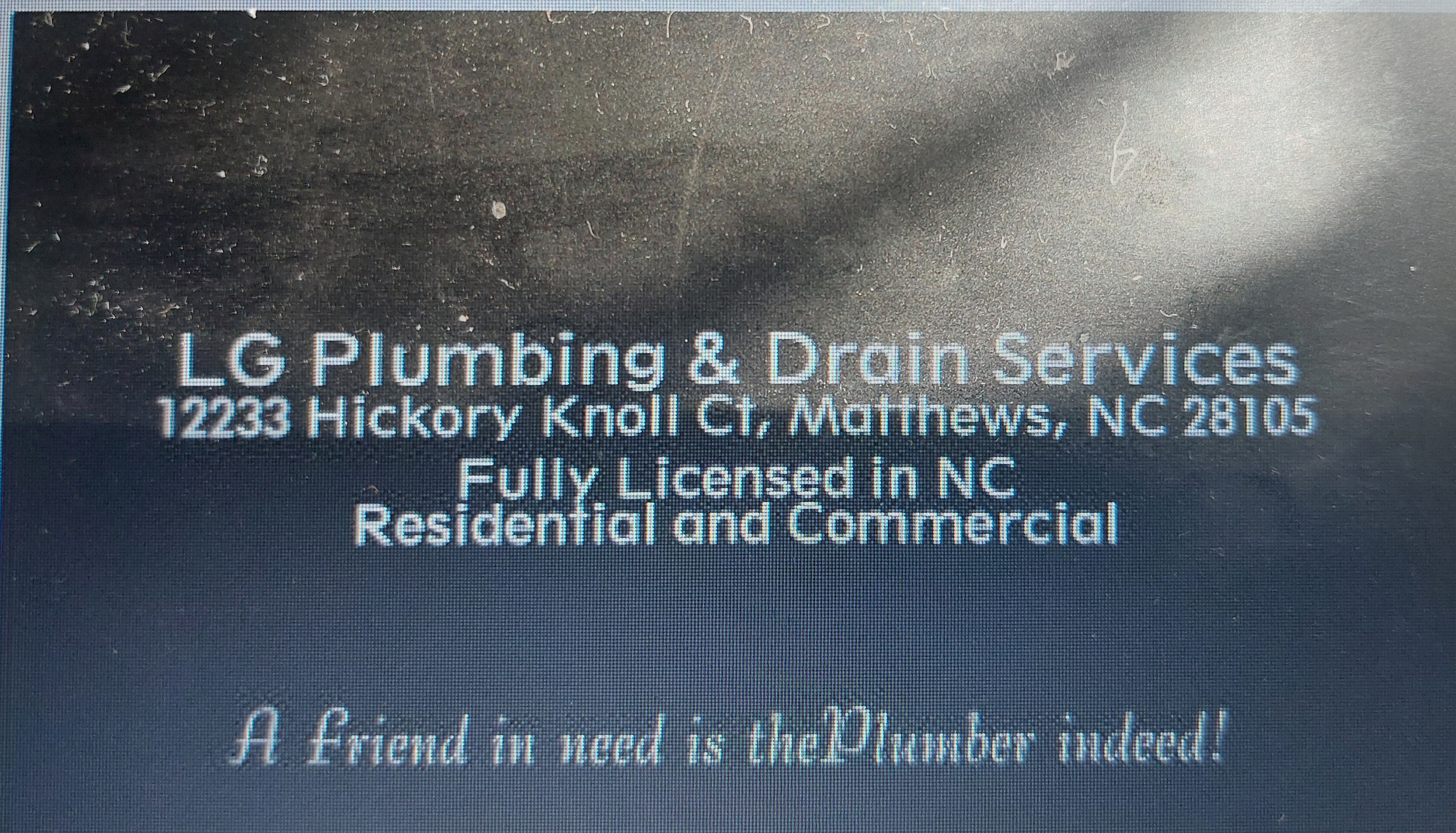 LG Plumbing & Drain Services, LLC Logo