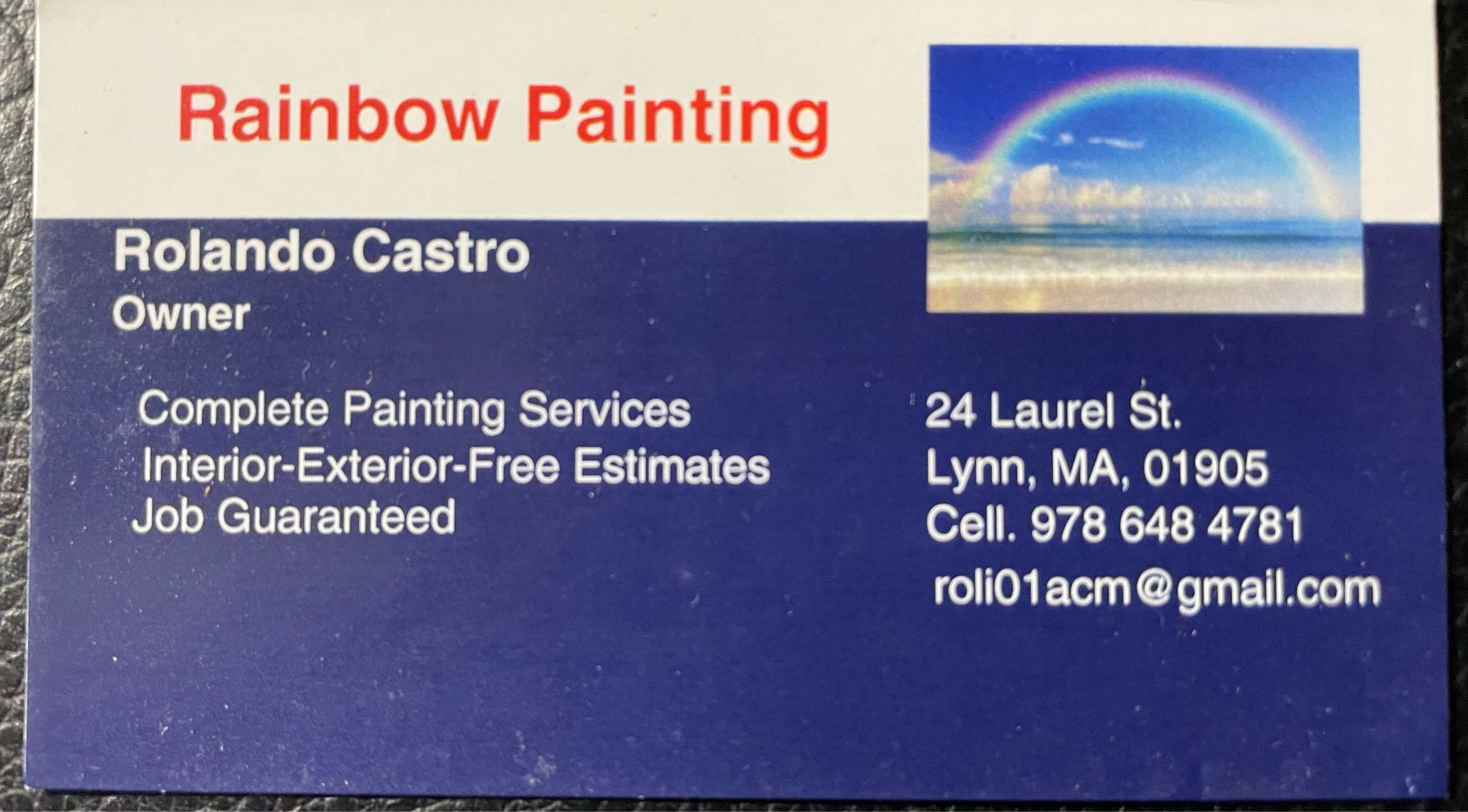 Rainbow Painting Logo
