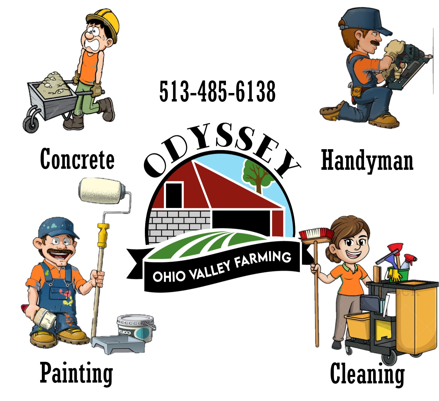 Odyssey Concrete Construction Logo