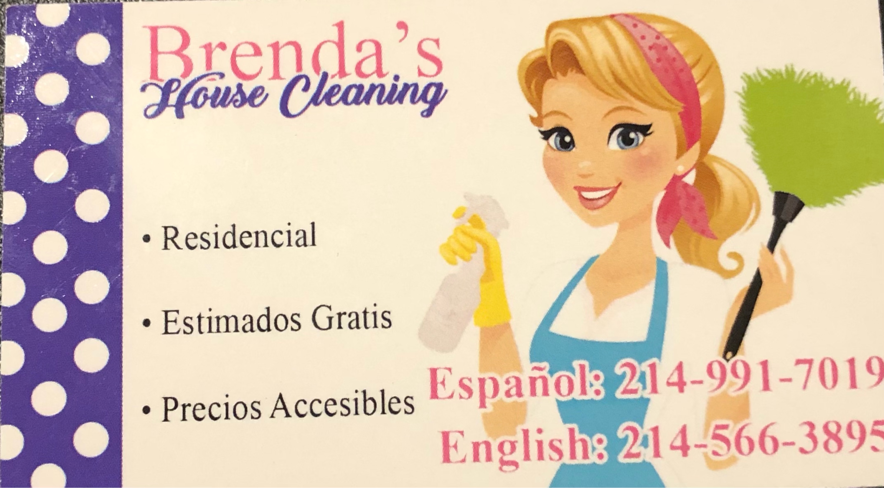 Brenda's Cleaning Services Logo