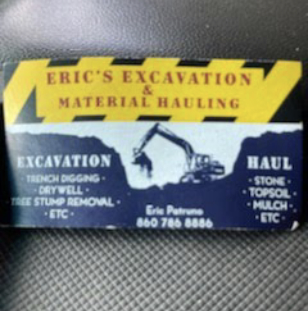 Eric's Excavation & Hauling Logo