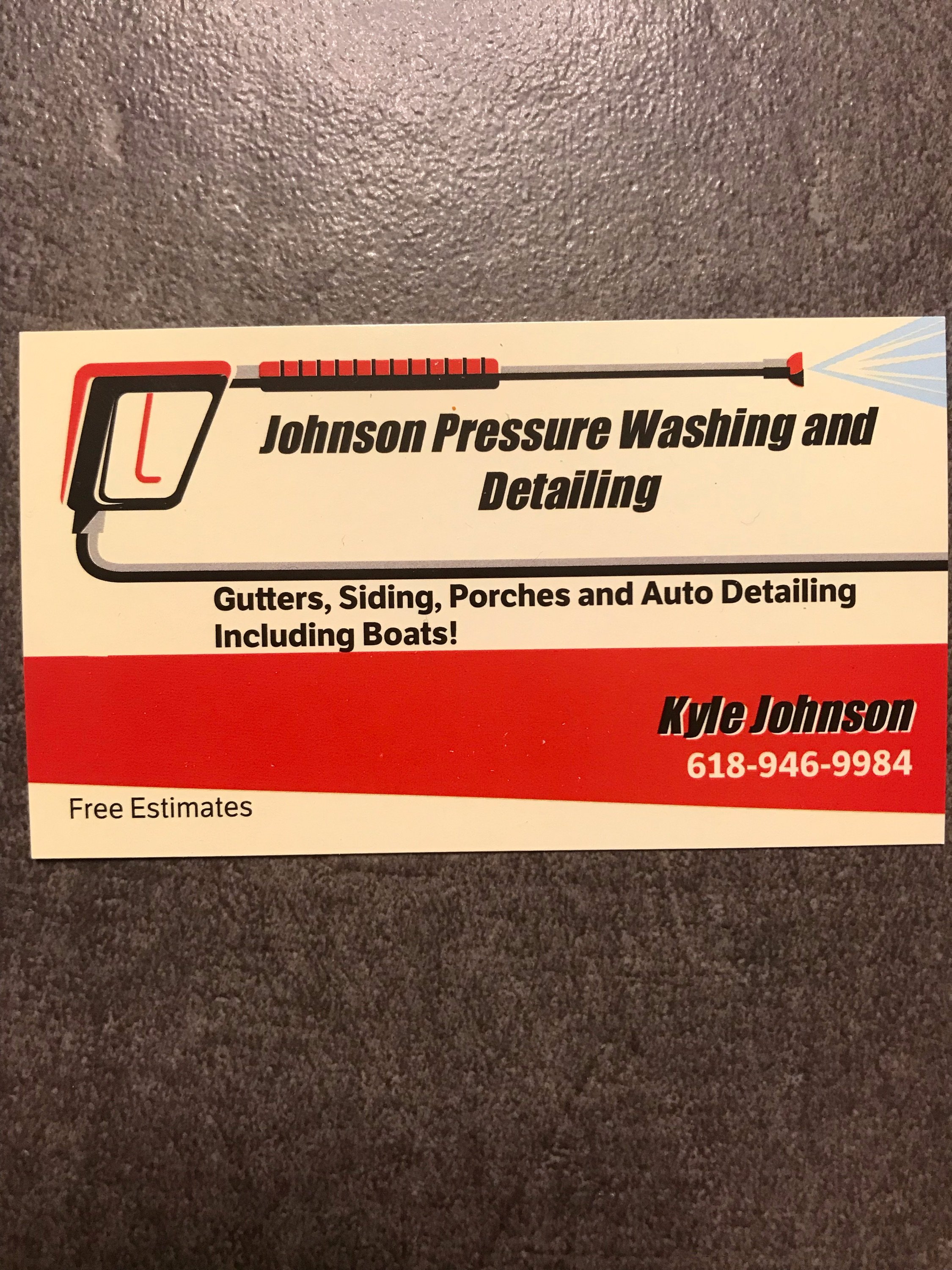 Johnson Pressure Washing And Detailing Logo