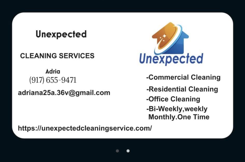 Unexpected Cleaning Logo