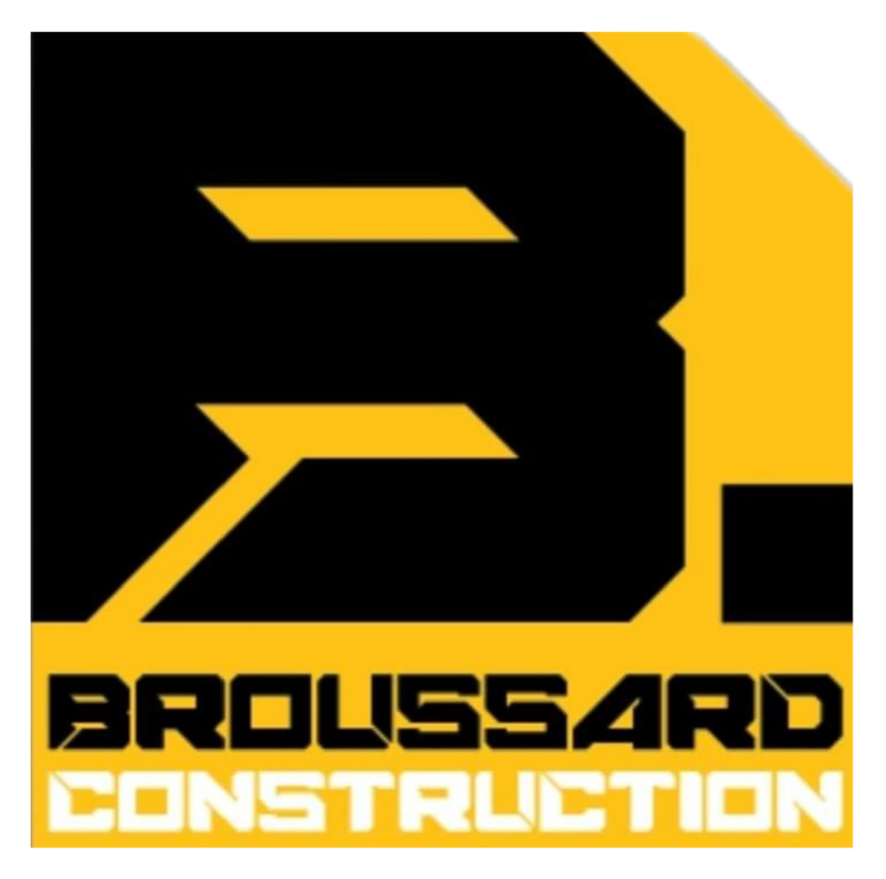 B. Broussard Construction Logo