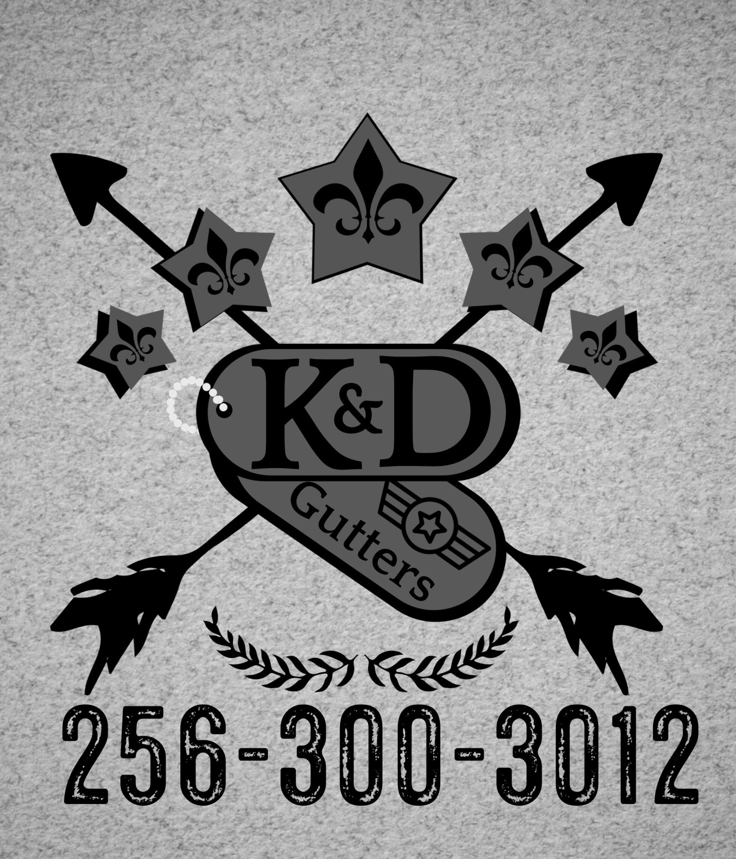 K&D Gutters Logo