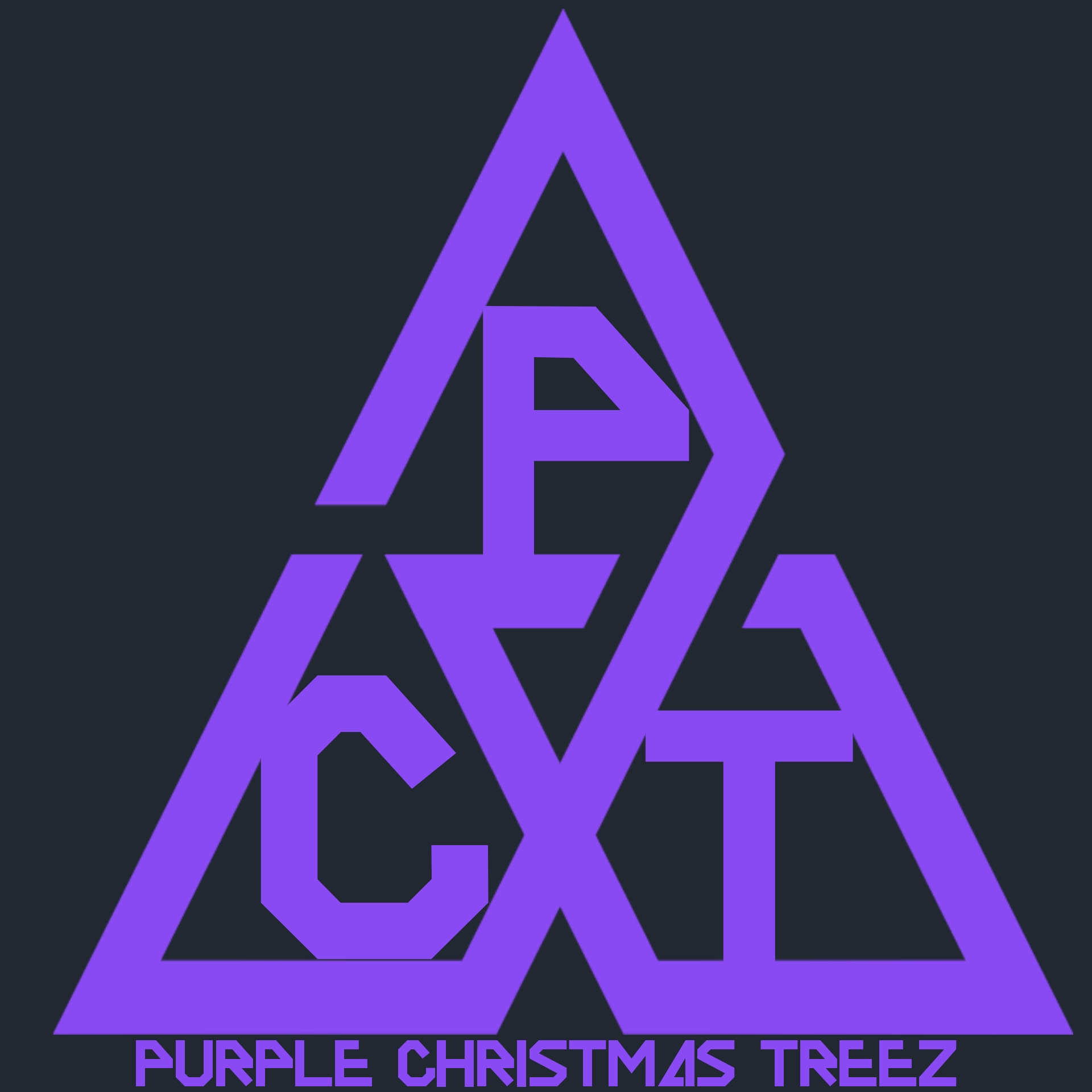 Purple Christmas Treez Logo