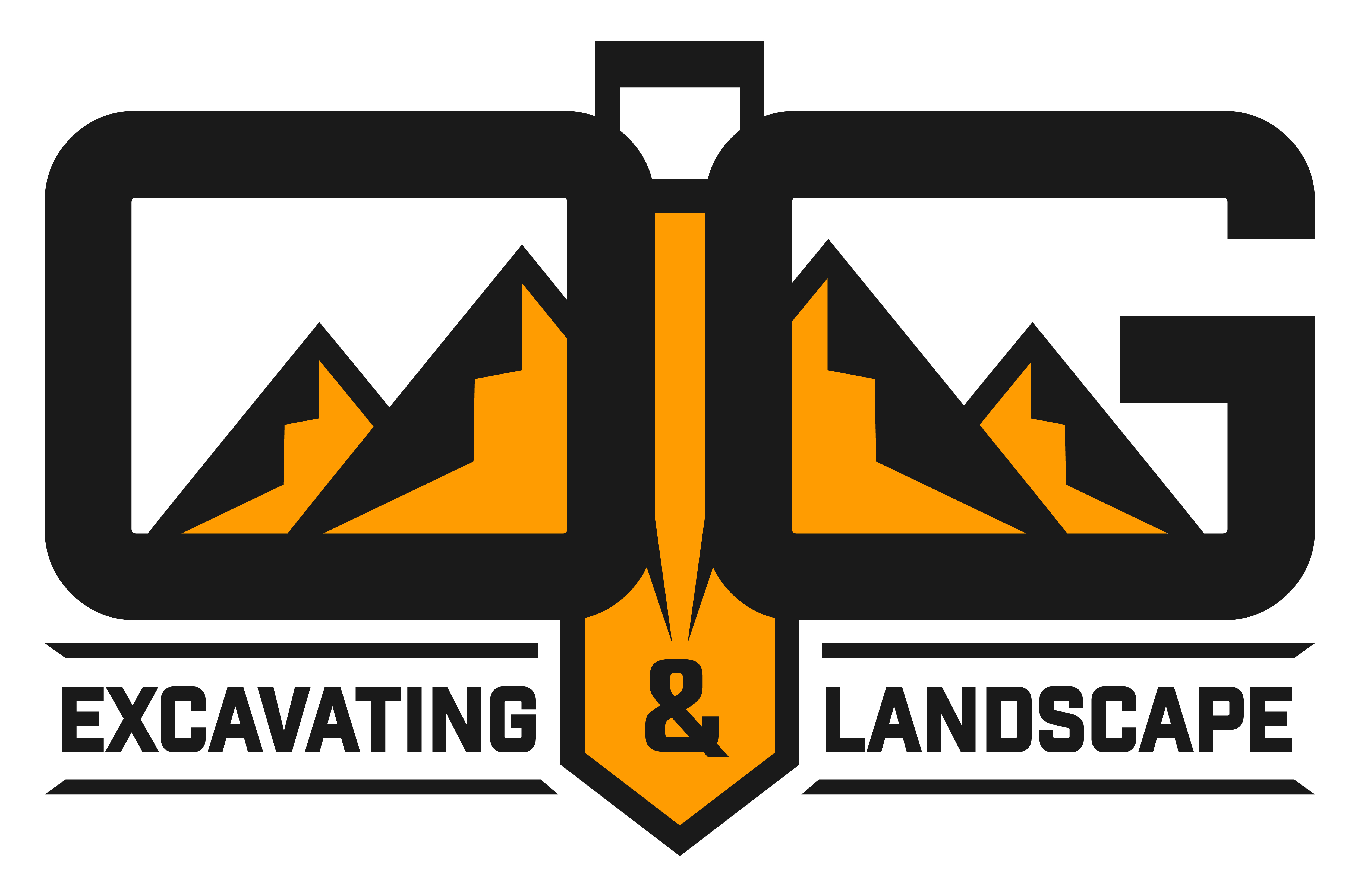 OG Excavating & Landscaping Logo