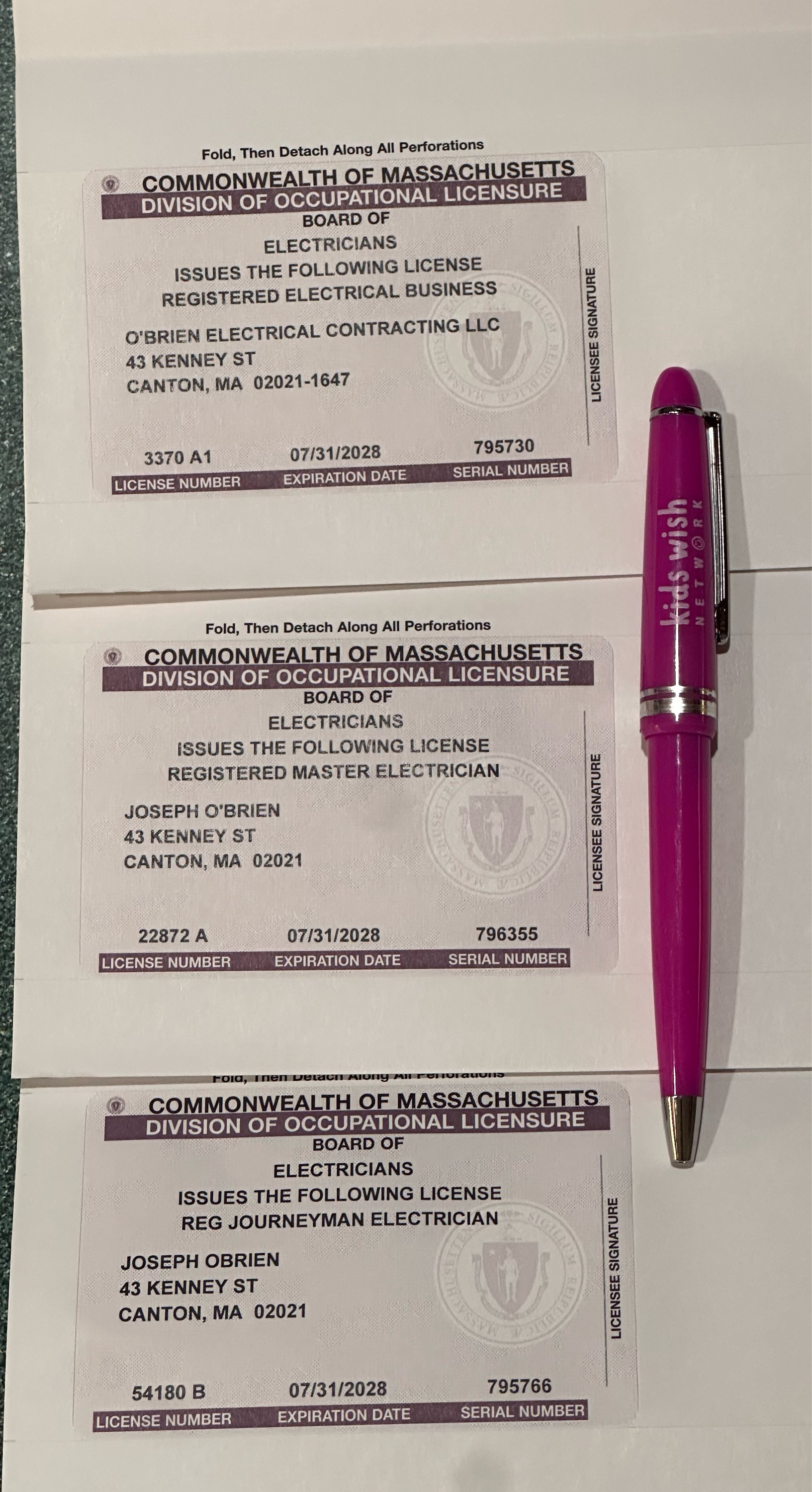 O'Brien Electrical Contracting, LLC Logo