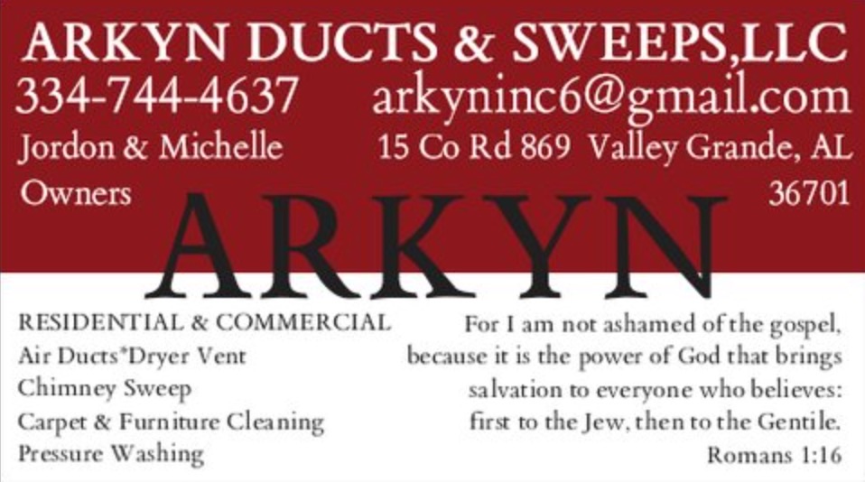Arkyn Ducts & Sweeps, LLC Logo