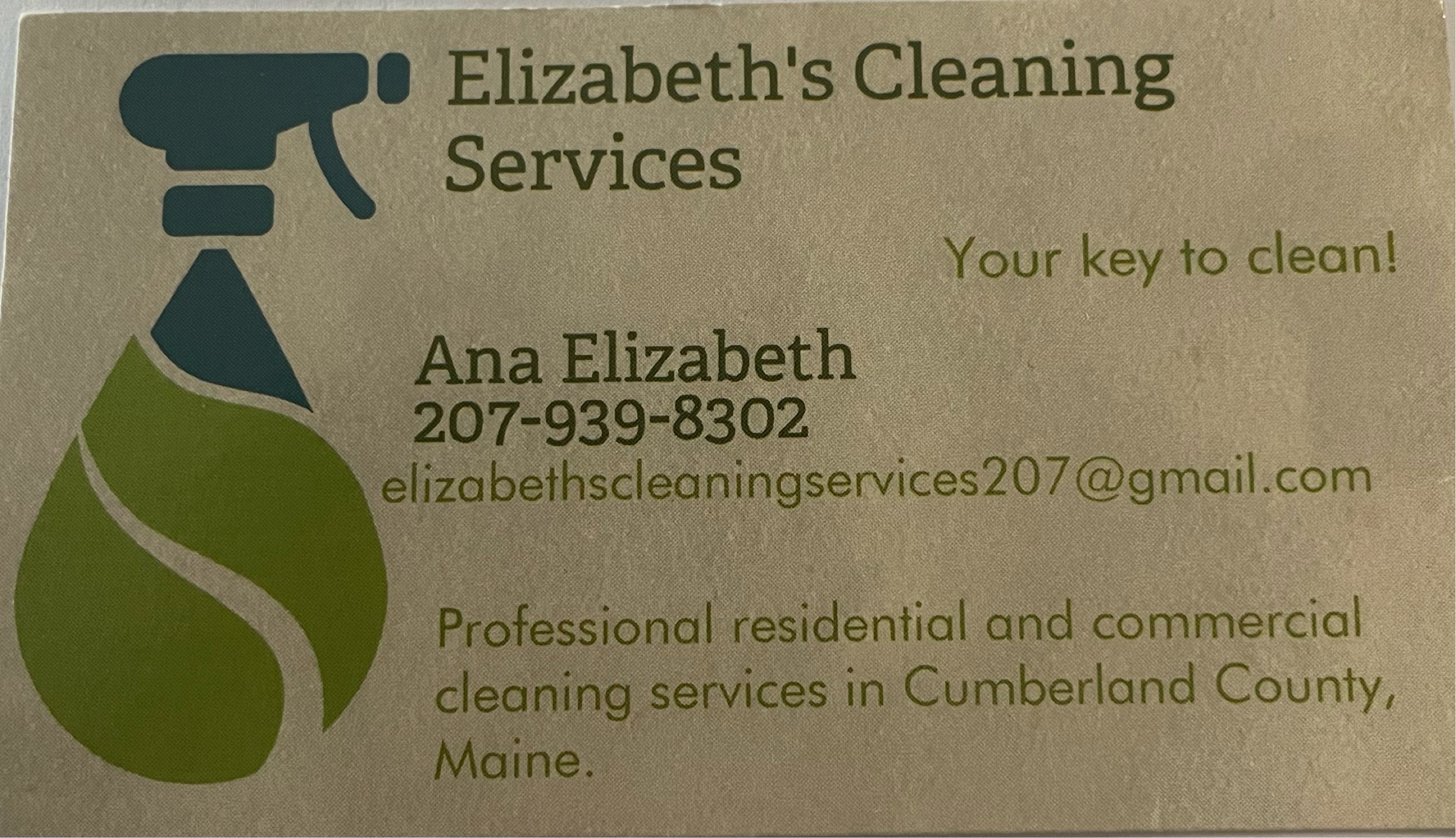 Elizabeth Service Cleaner Logo