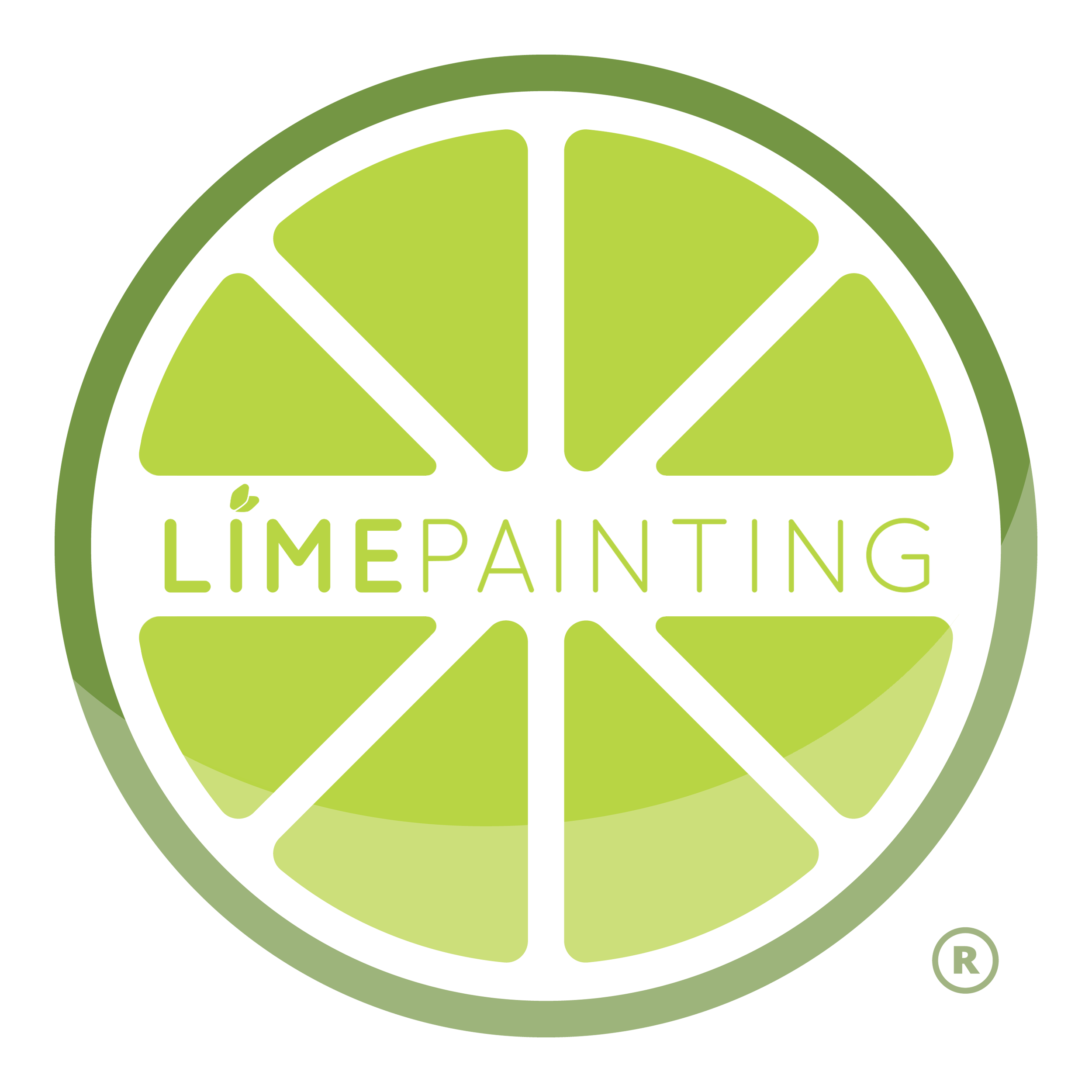Lime Painting of Oklahoma City Logo