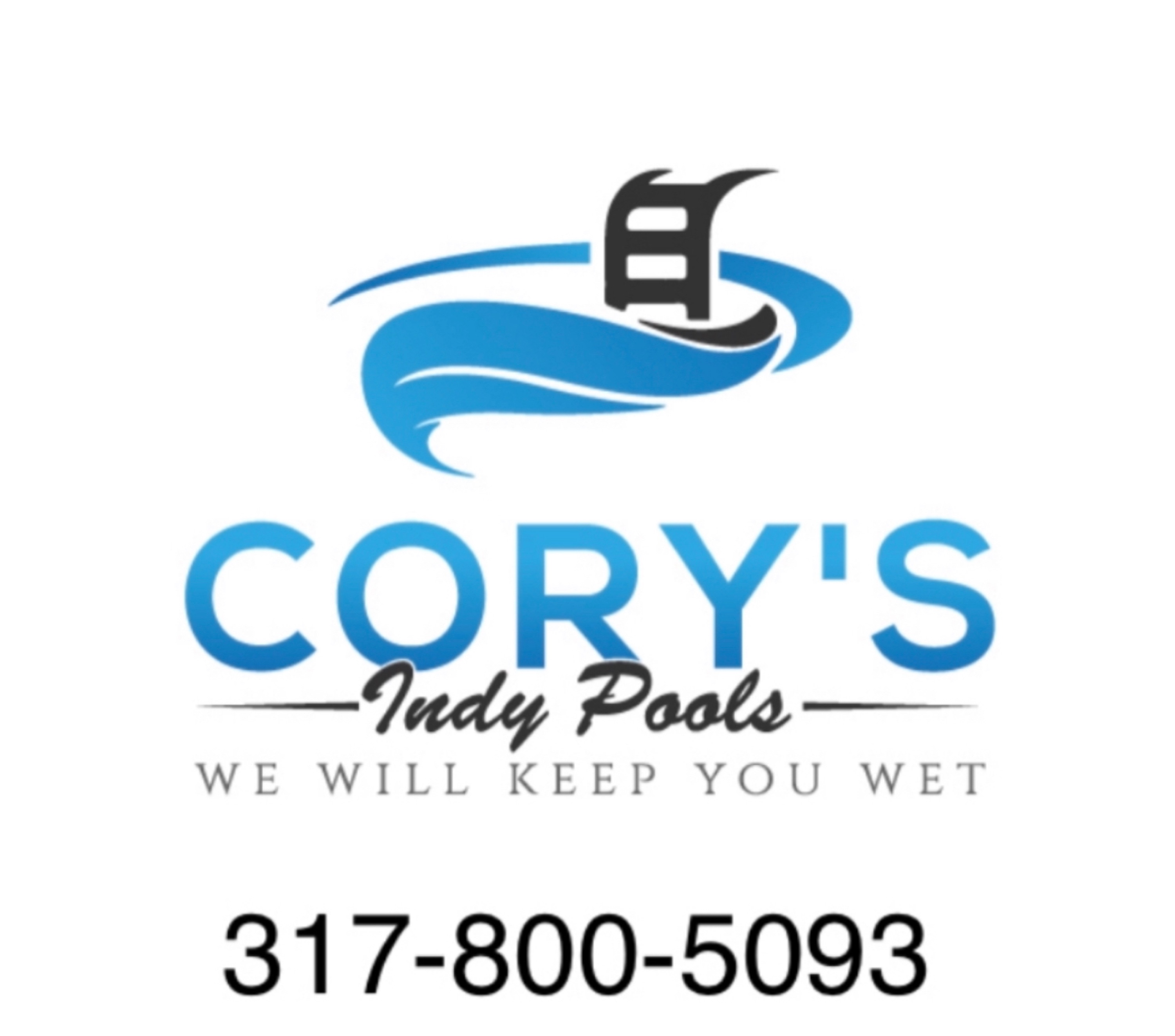 Cory's Indy Pools Logo