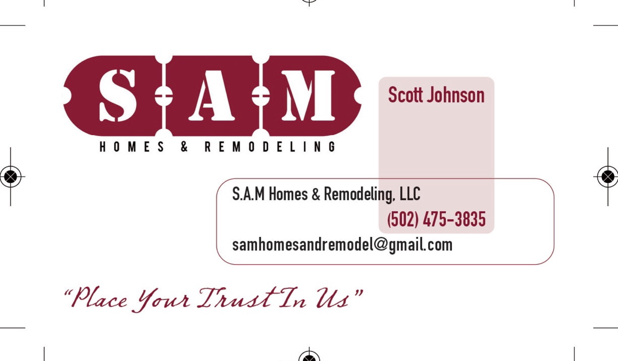 S.A.M Homes & Remodeling Logo
