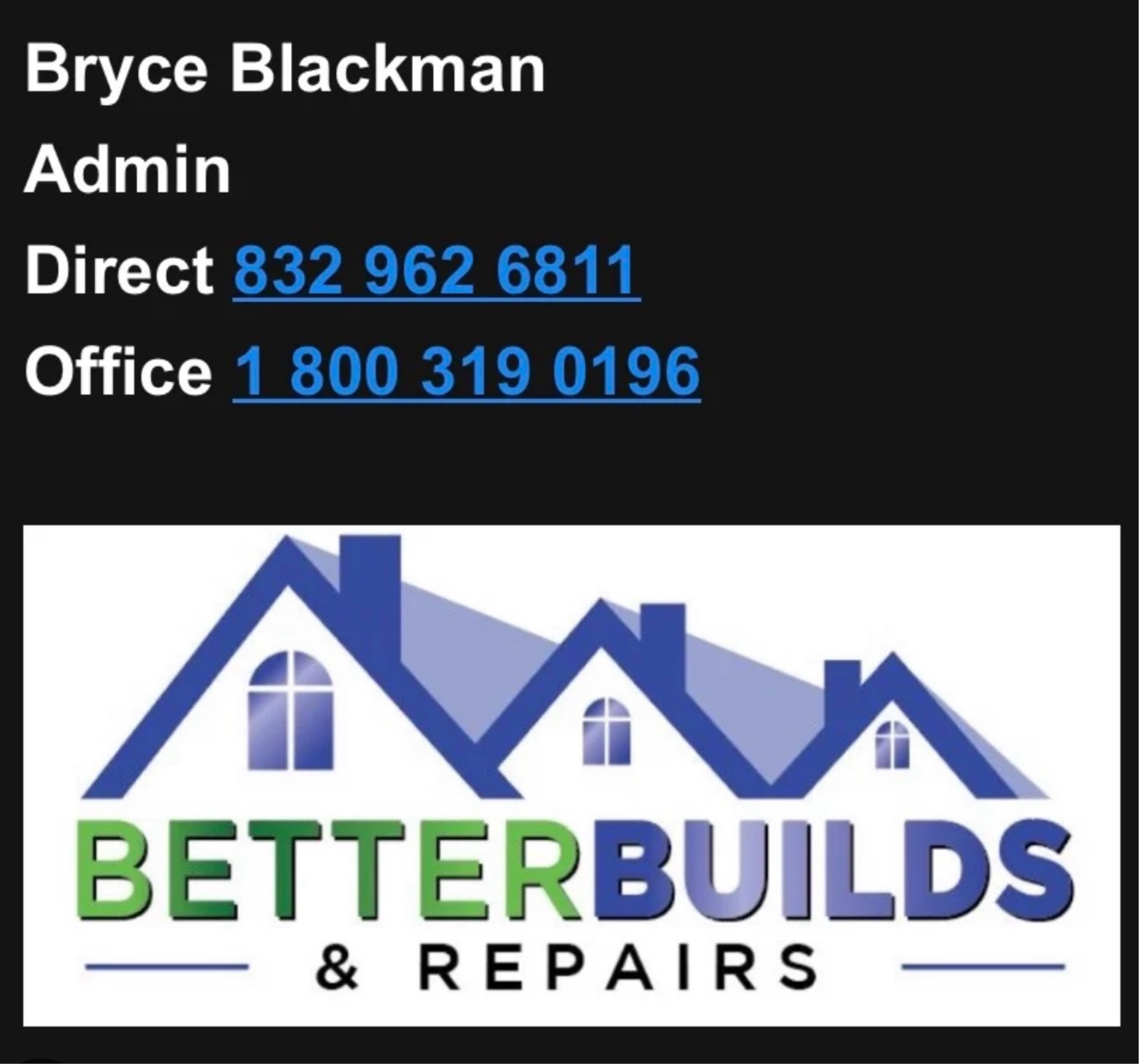 Better Builds & Repairs Logo