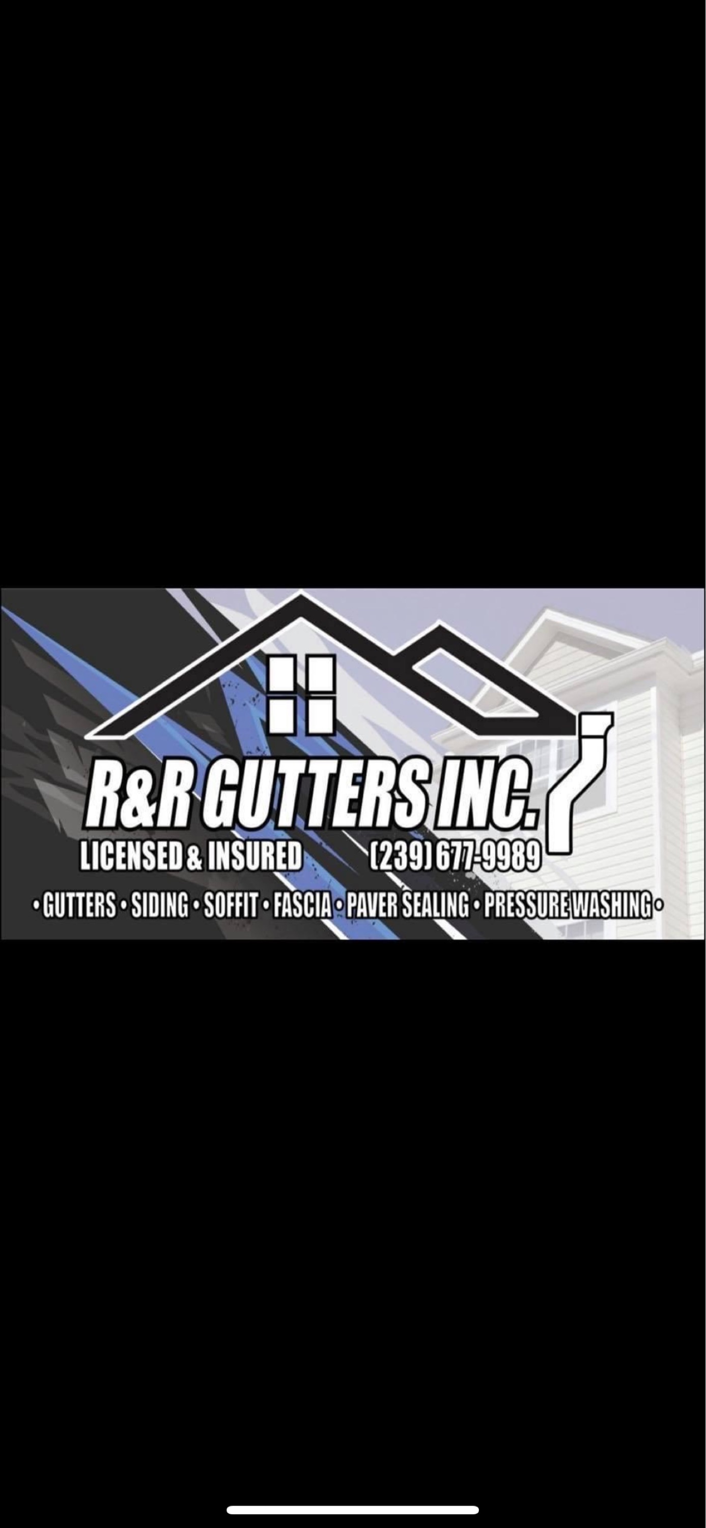 R & R Gutters Logo