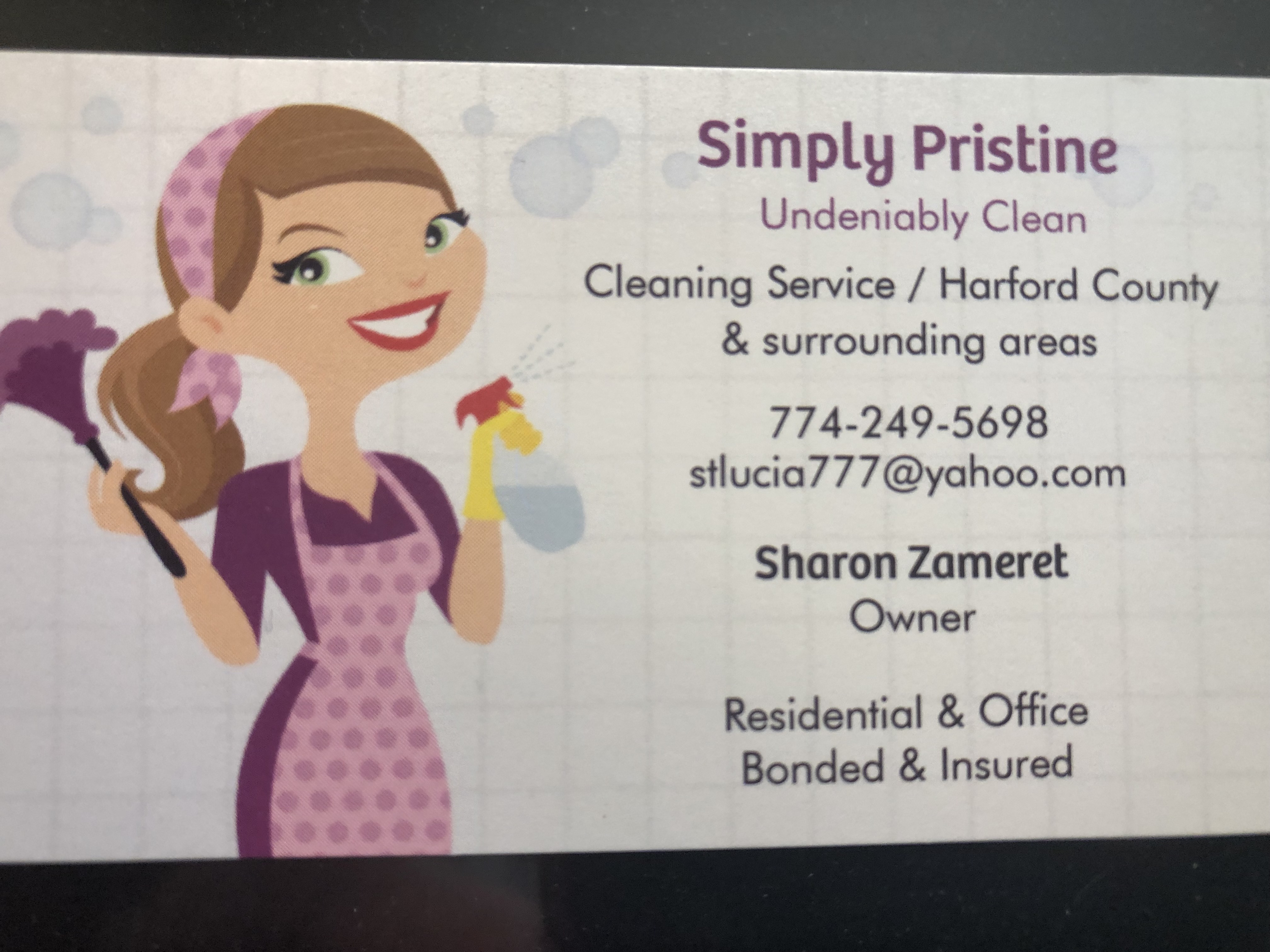 Simply Pristine Cleaning Service Logo