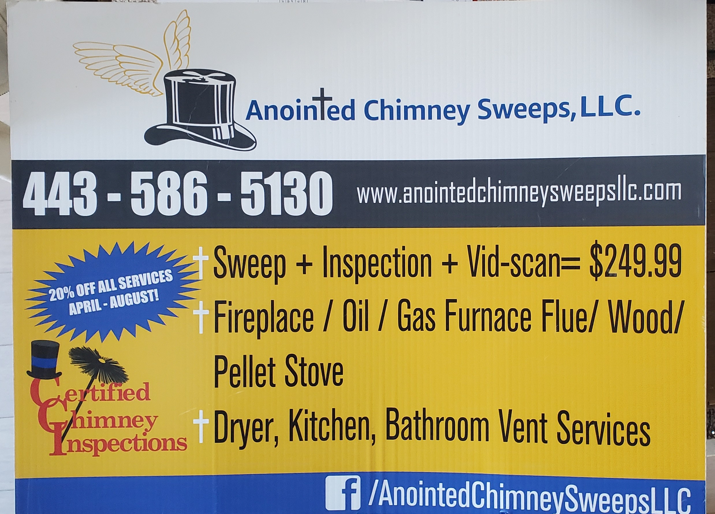 Anointed Chimney Sweeps, LLC Logo