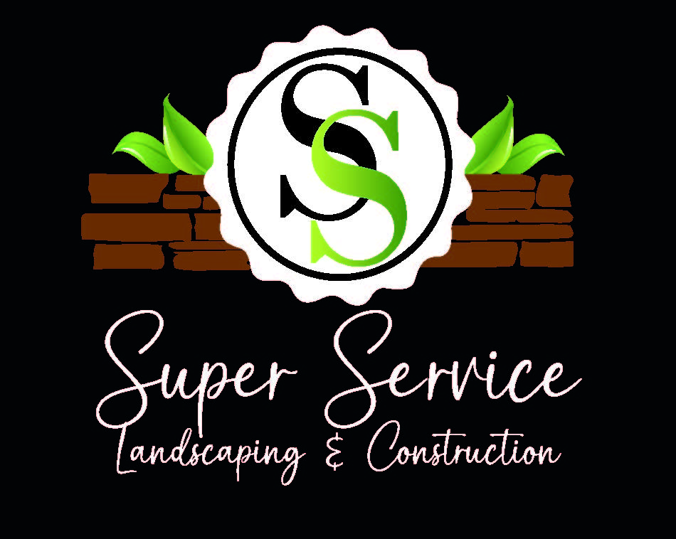 Super Service Landscaping & Construction Logo