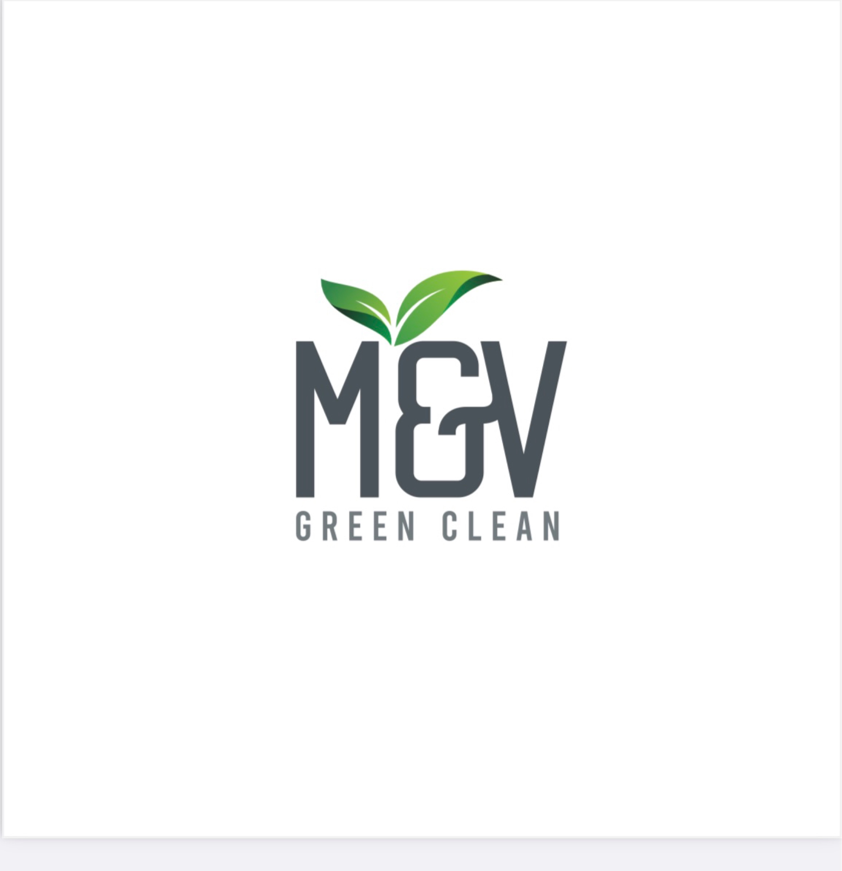 M&V Green Clean Logo