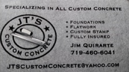 JT's Custom Concrete Logo
