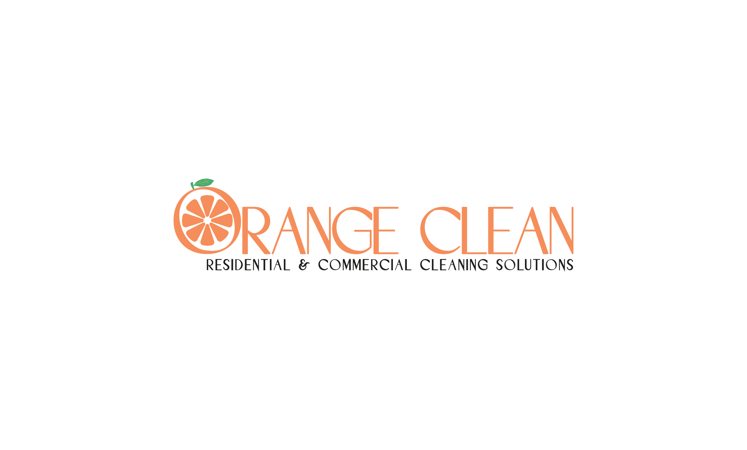 Orange Clean Company Logo