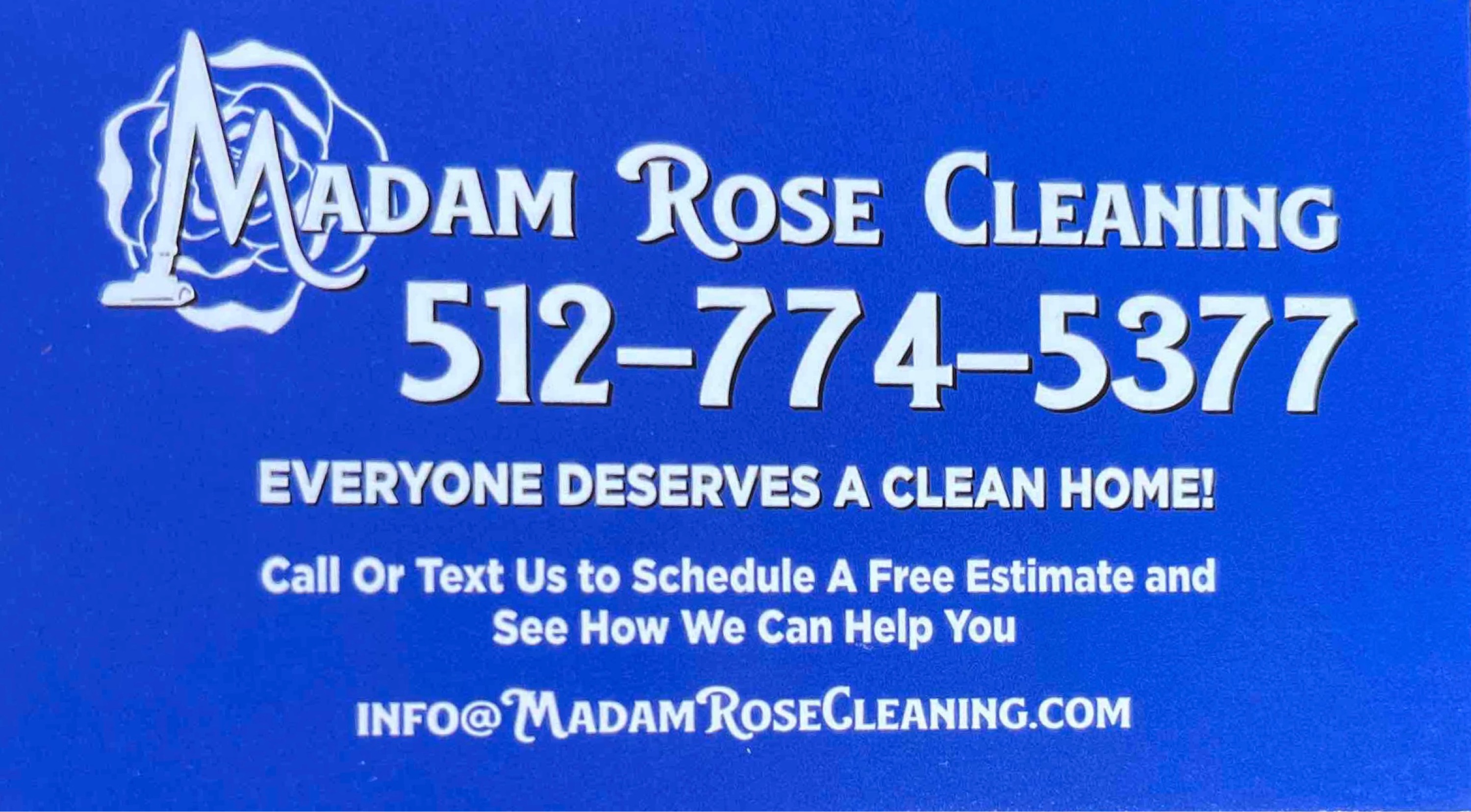 Madam Rose Cleaning Logo