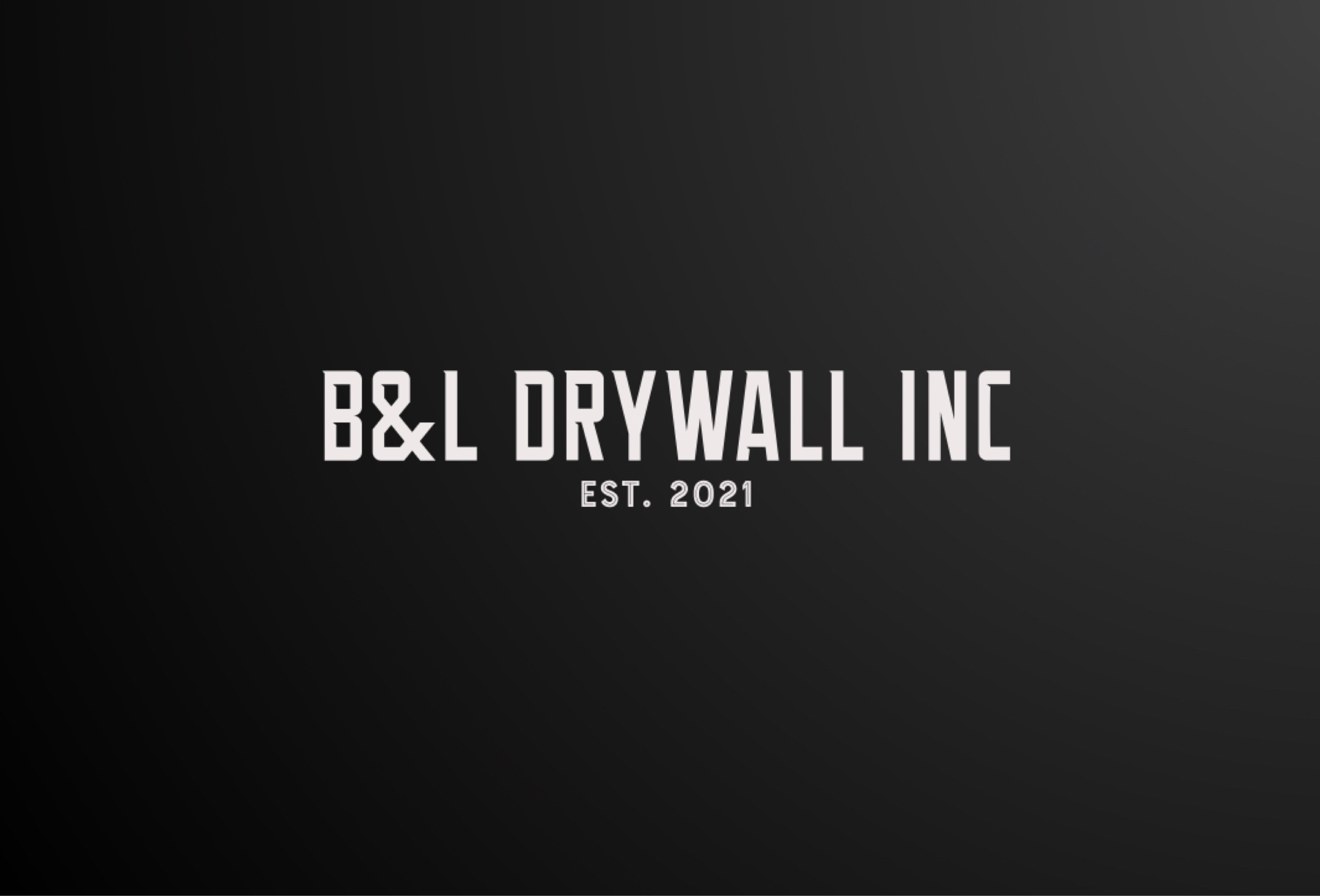 B&L Drywall, Inc. Logo