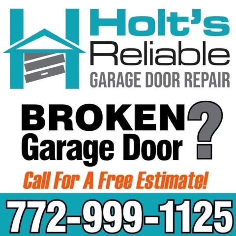 Holt's Reliable Garage Door Repair Logo