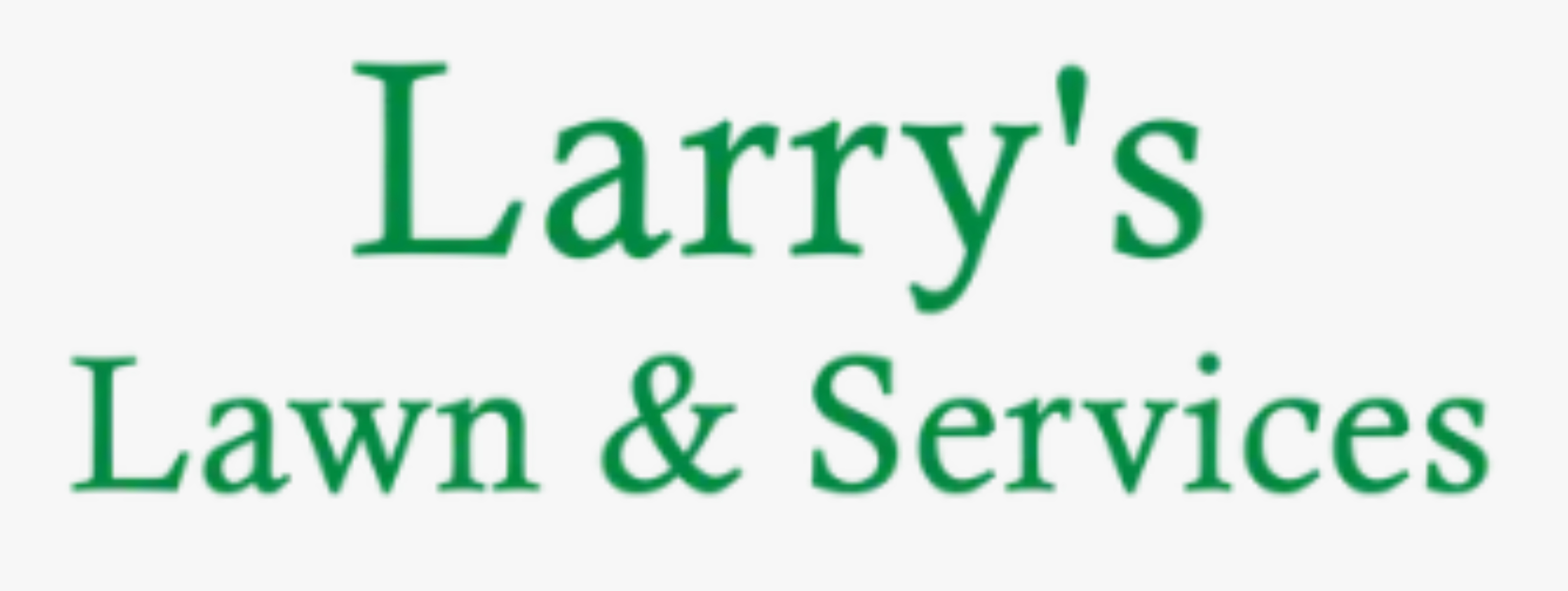 Larry's Lawns and Services Logo