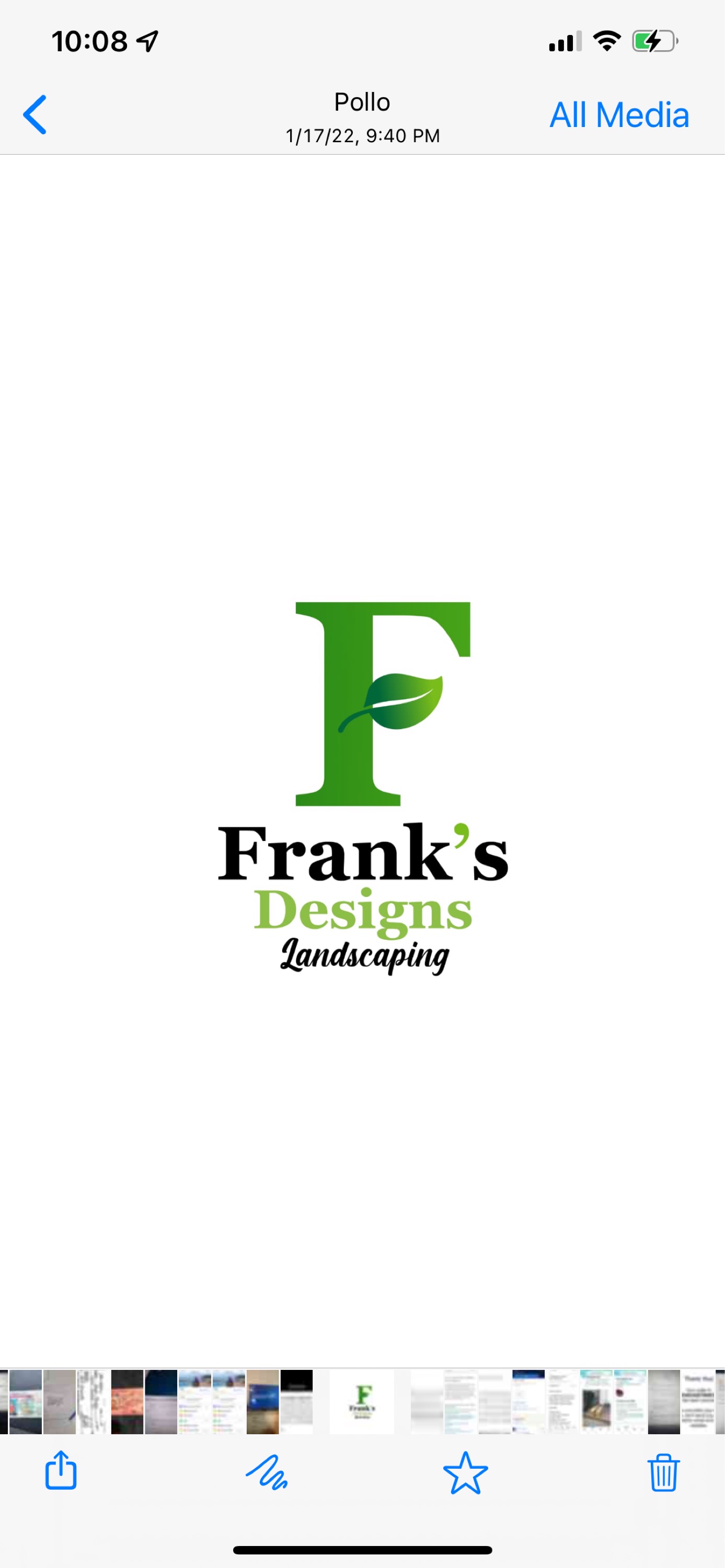 Franks Designs Landscaping Logo