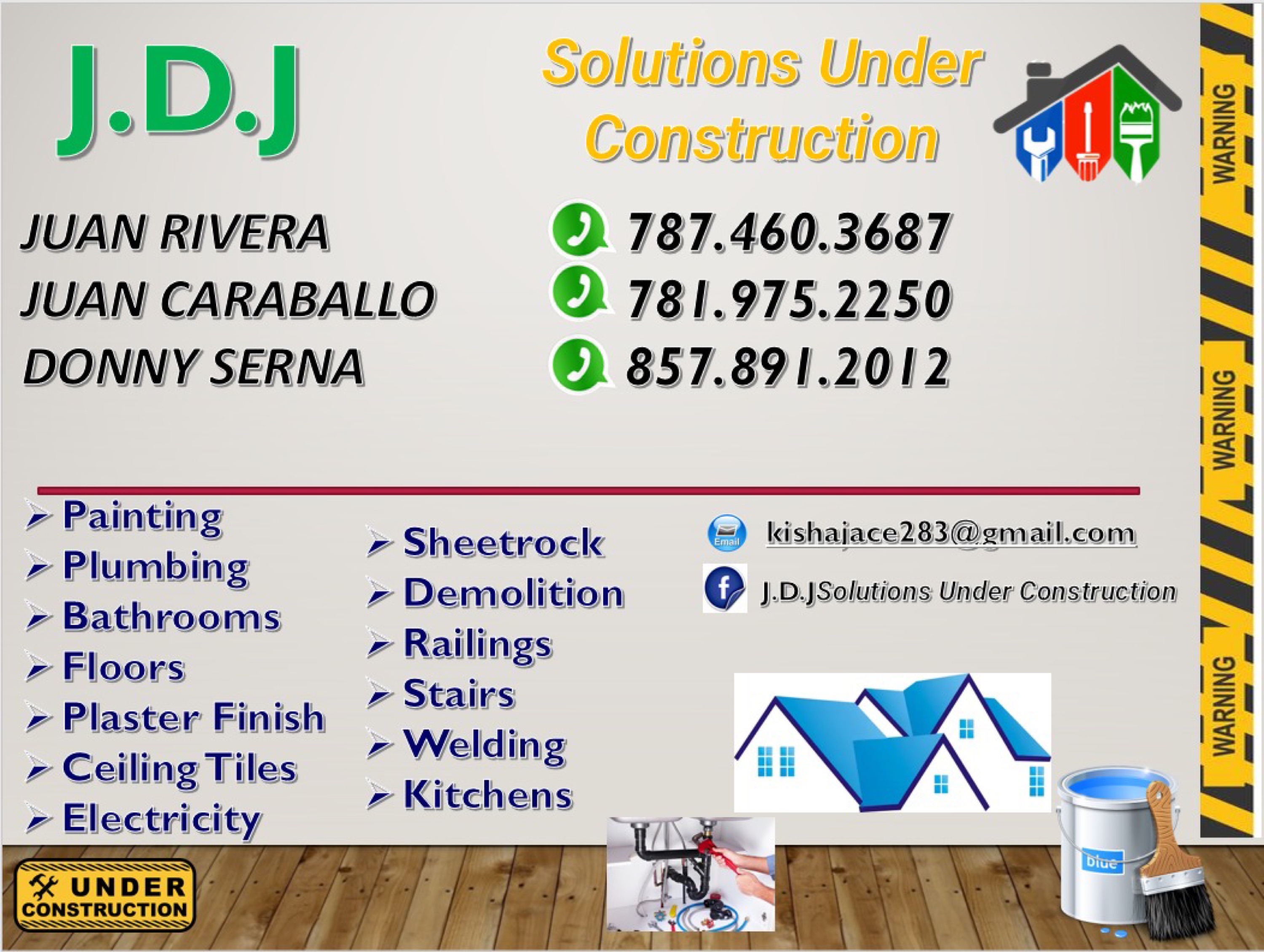 JDJ Solutions Under Construction Logo