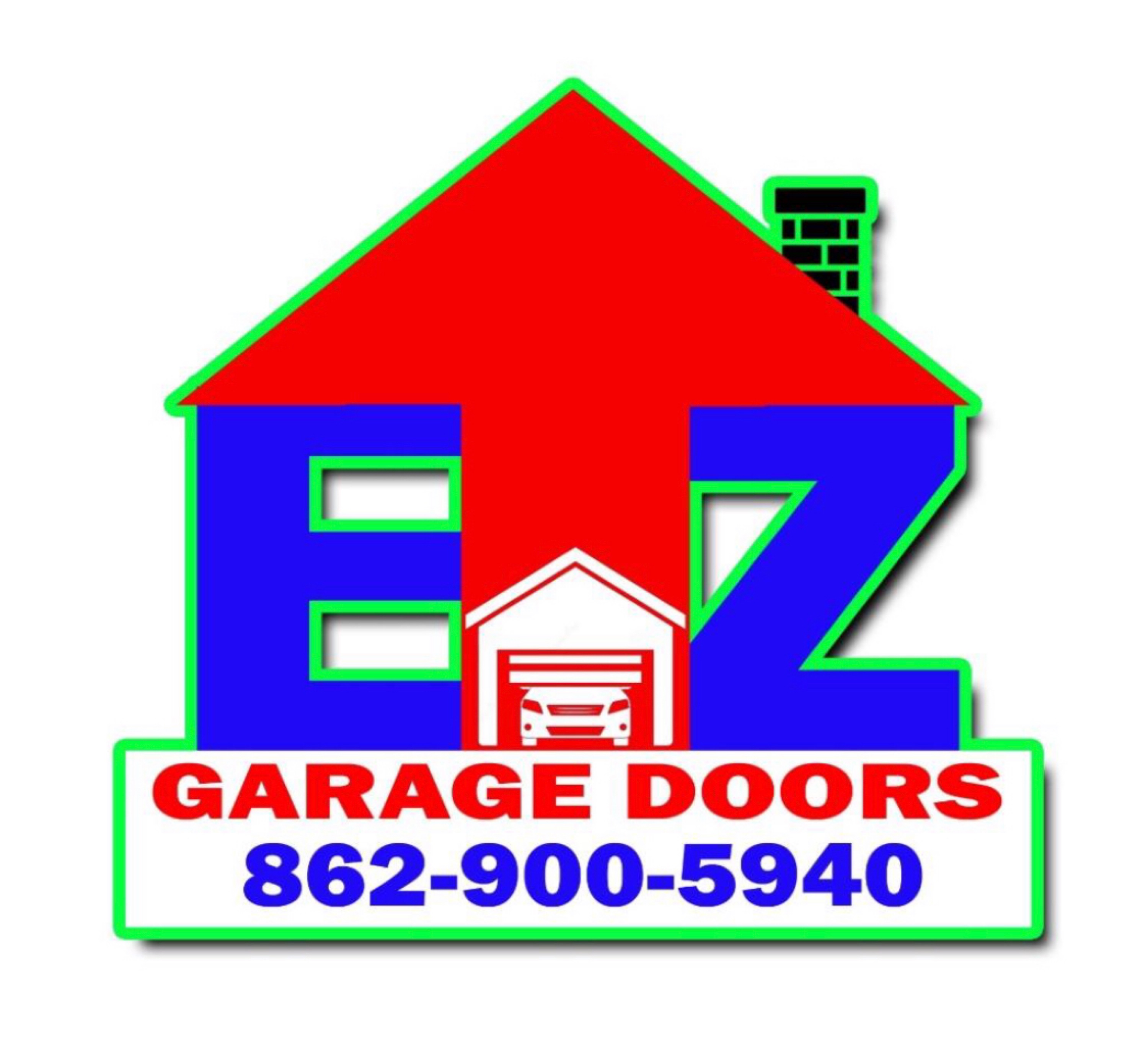EZ UP Garage Doors Logo