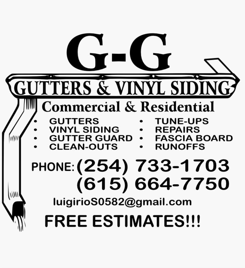 GG Gutters and Vinyl Siding Logo