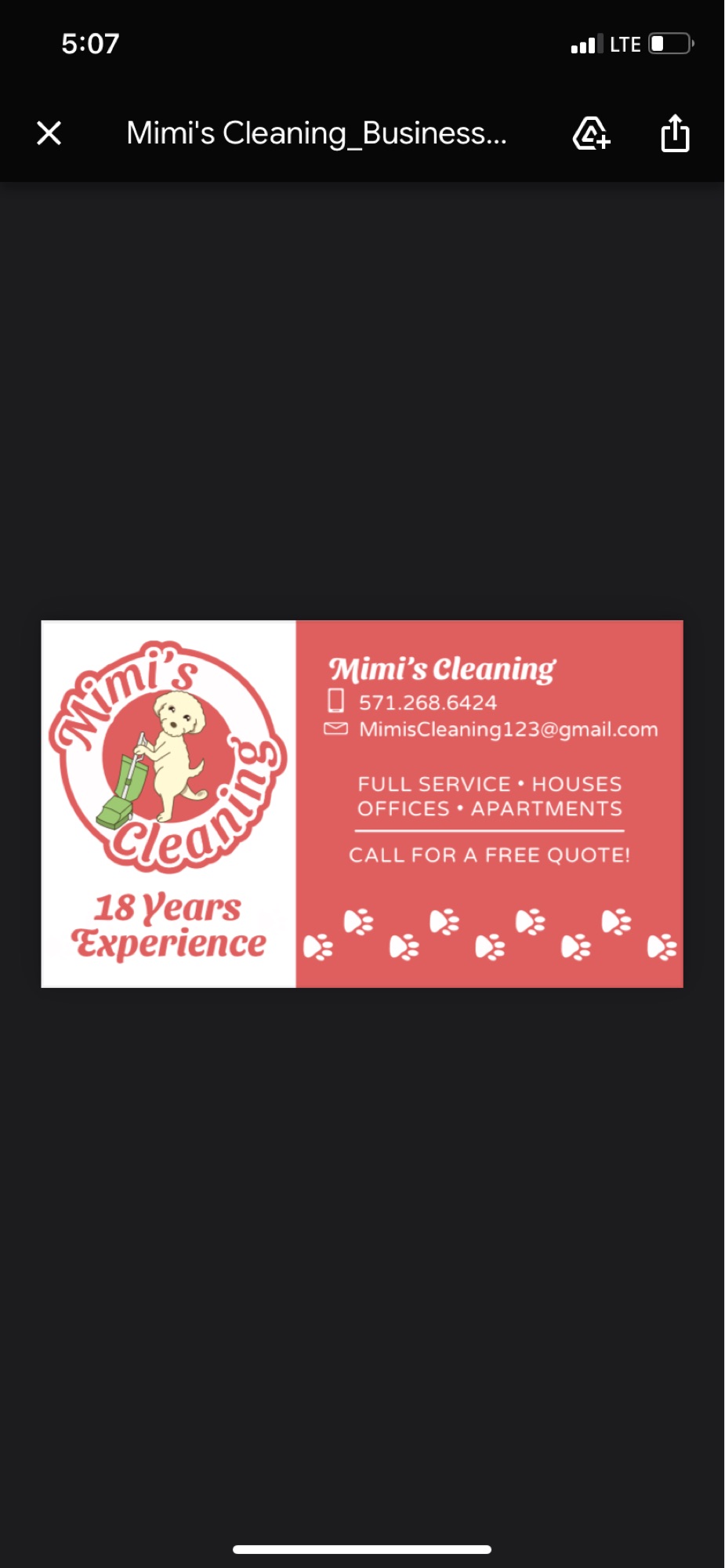 Mimi's Cleaning Logo