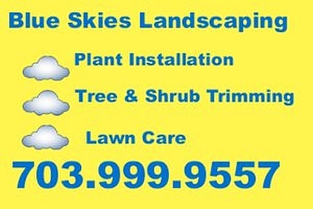 Blue Skies Landscaping Logo